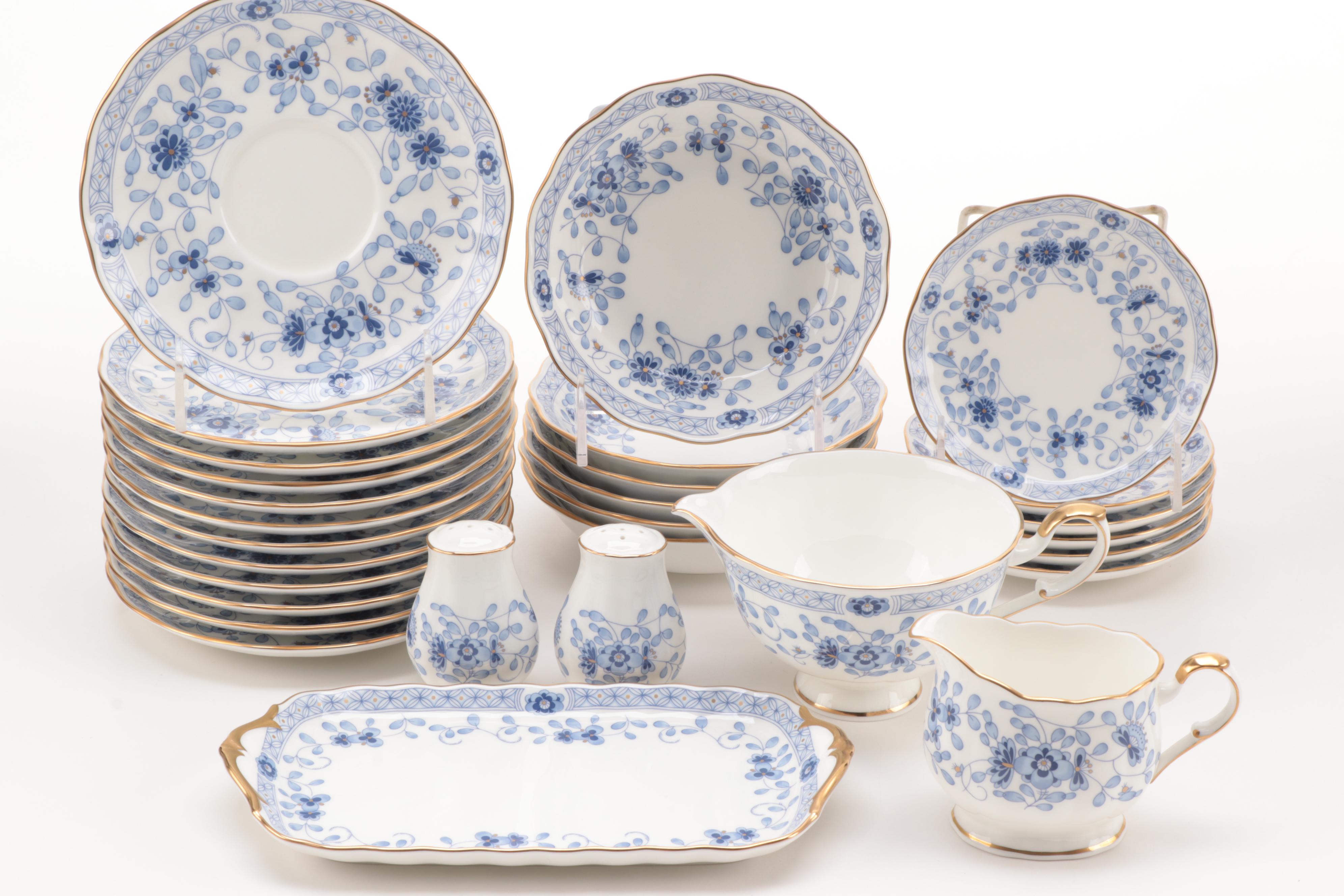 Narumi "Milano" Bone China Dinnerware, Flatware, and Coffee Set