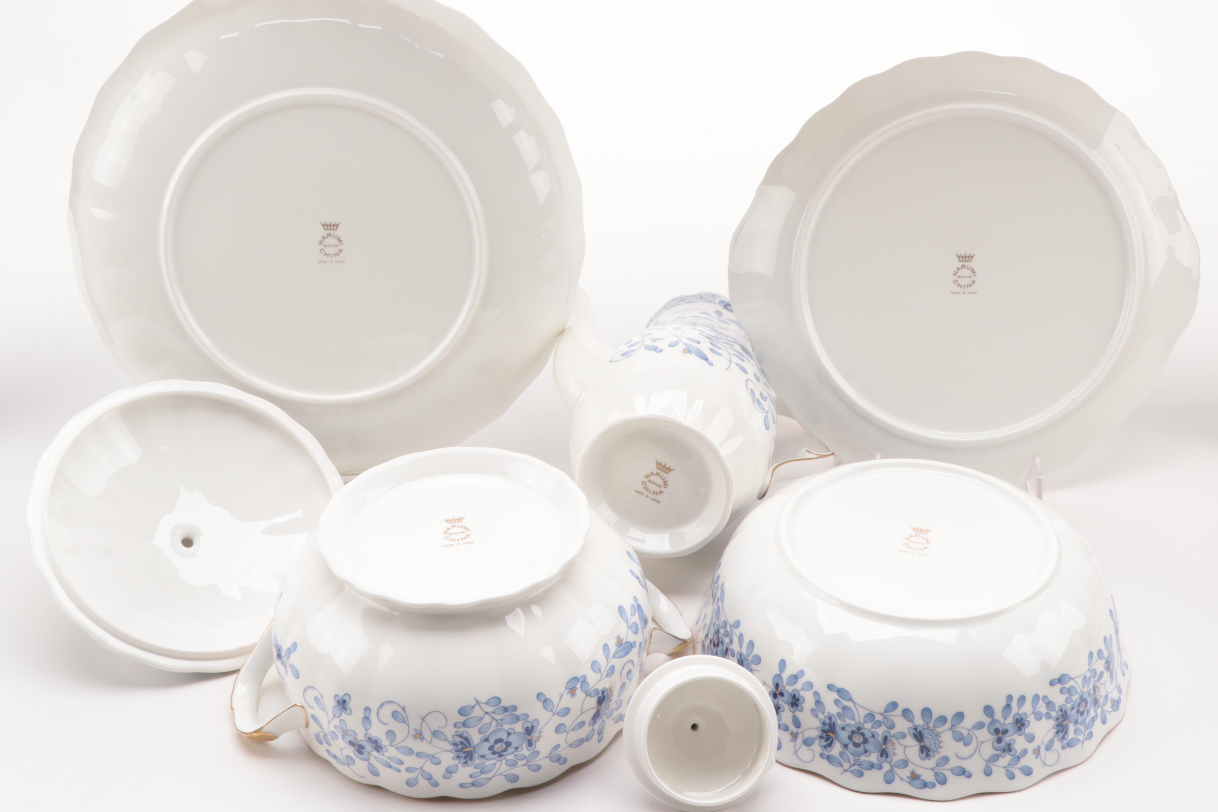 Narumi "Milano" Bone China Dinnerware, Flatware, and Coffee Set