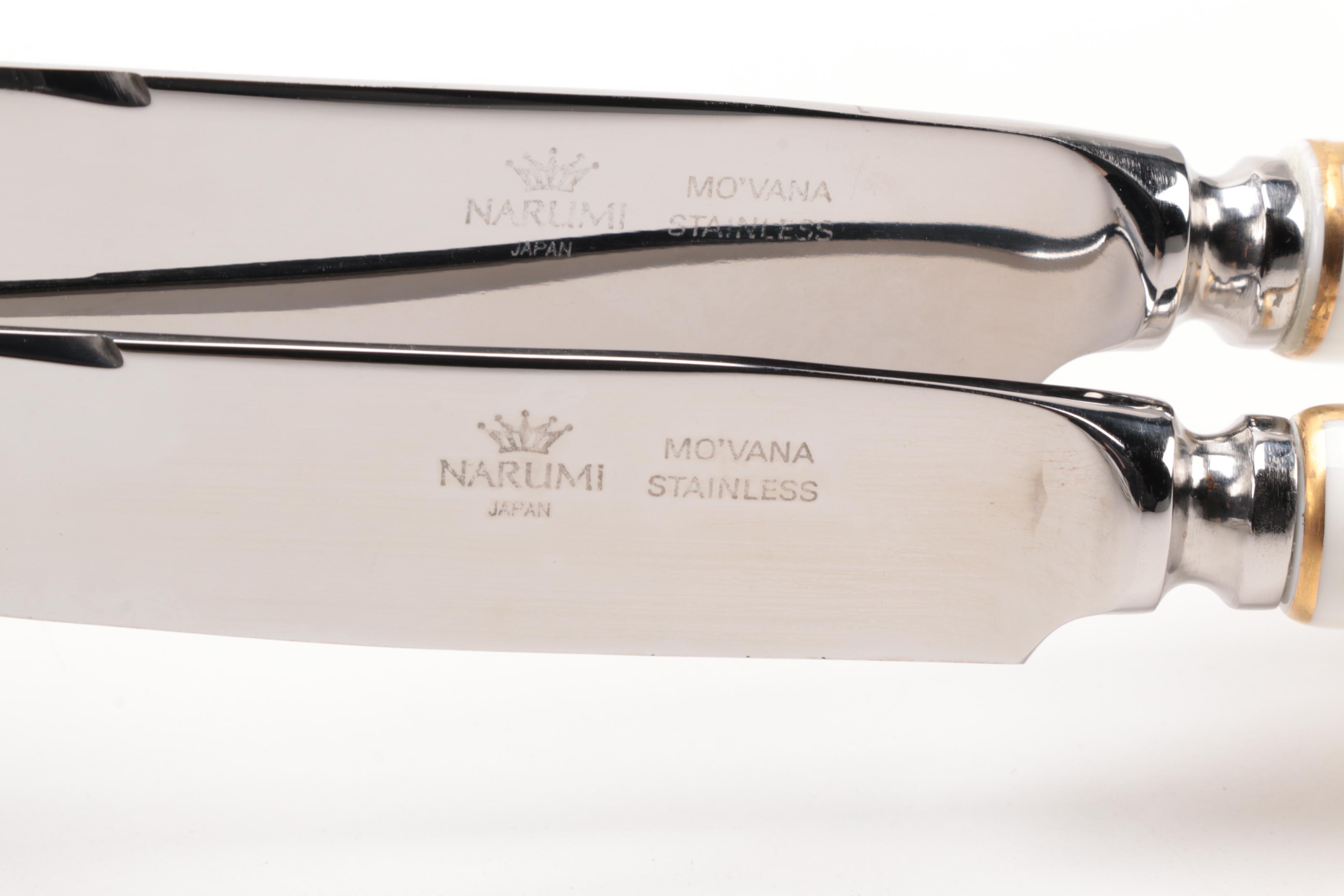 Narumi "Milano" Bone China Dinnerware, Flatware, and Coffee Set