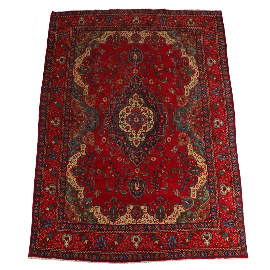 9'9 x 13' Hand-Knotted Wool Room Size Rug
