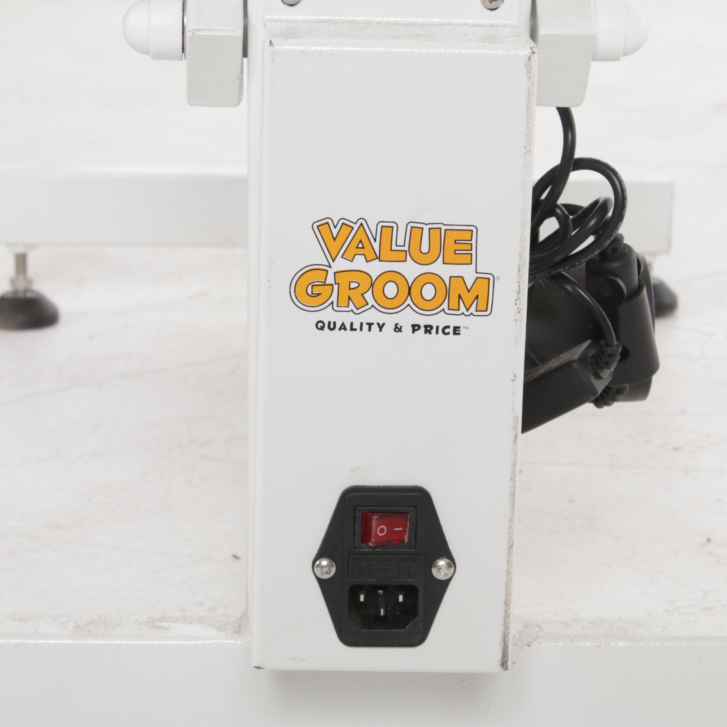 Value Groom Dog Grooming Table with Electric Height Adjuster