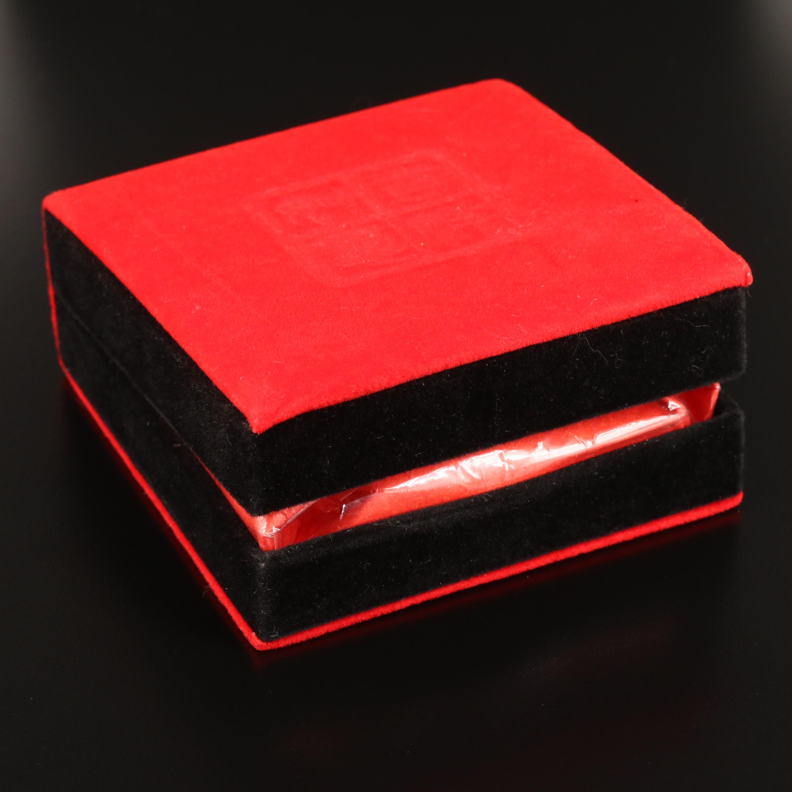 Asian Inspired Jadeite Hololith Bangle