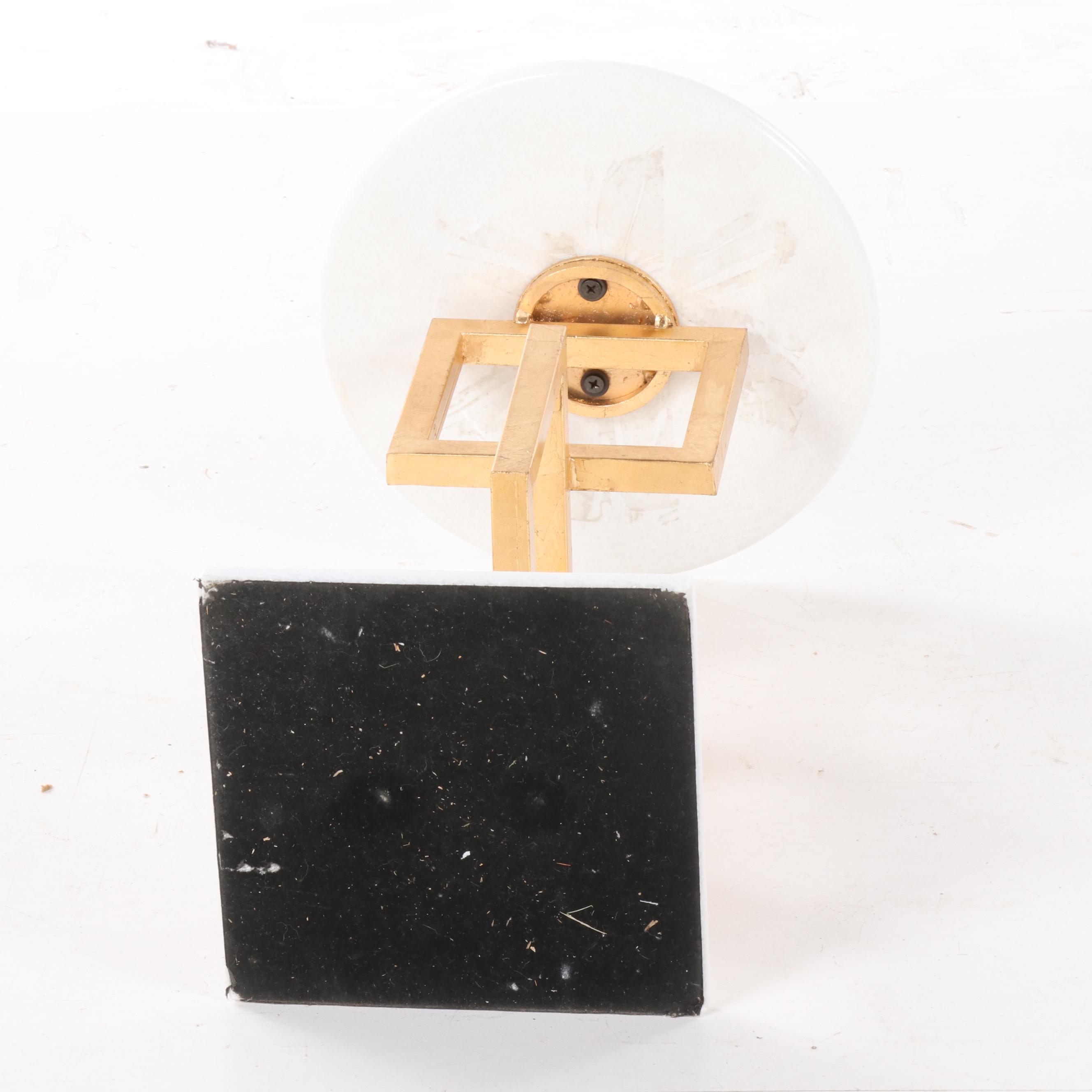 Contemporary Modern Marble Top Table