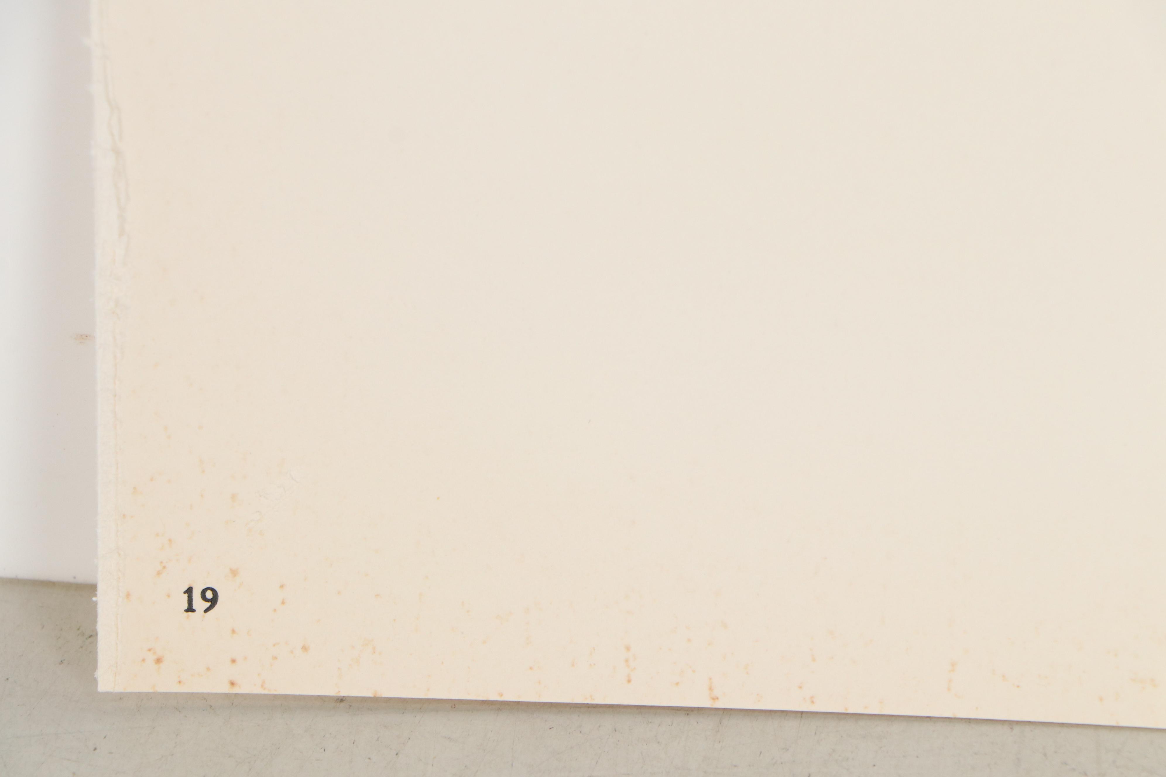 Pablo Picasso Linoleum Cut "Female Head with Supporting Arms", 1962