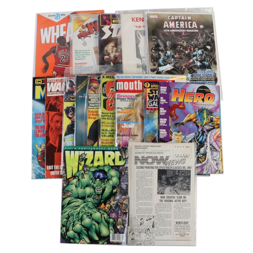 "Star Log," "Star Wars Galaxy,"  Marvel, Wizard, and Other Magazines