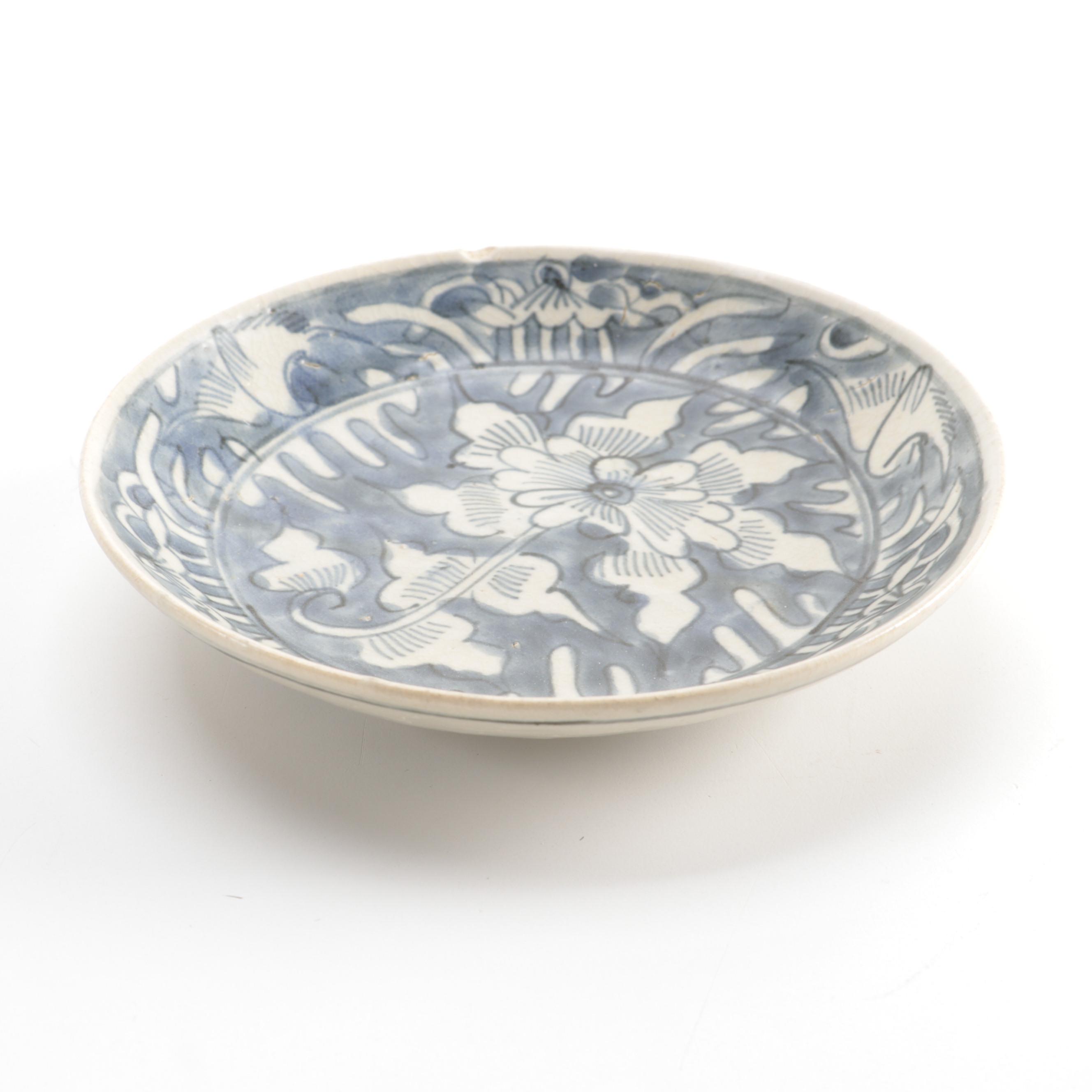 Chinese Swatow Ware Plates, Antique