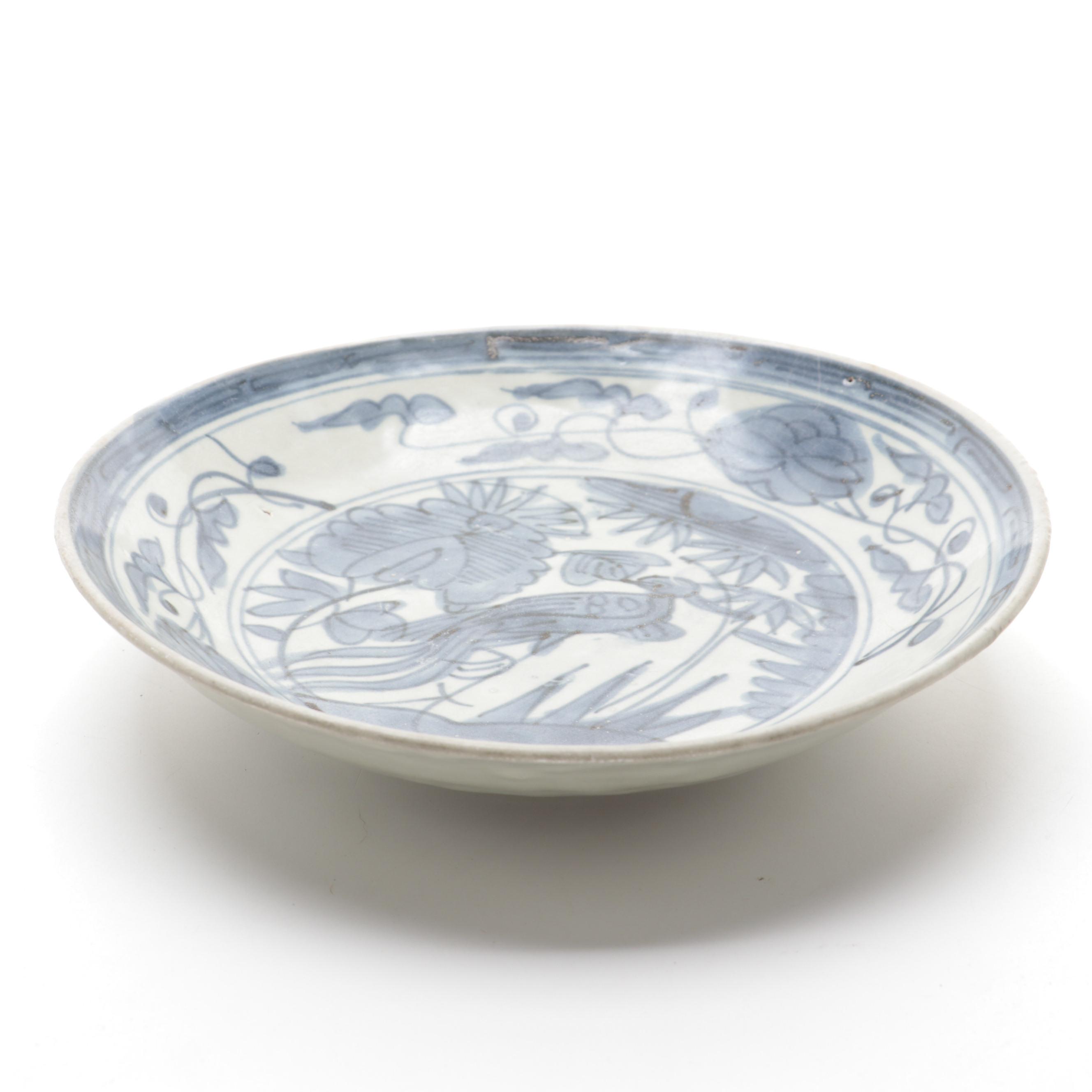 Chinese Swatow Ware Plates, Antique