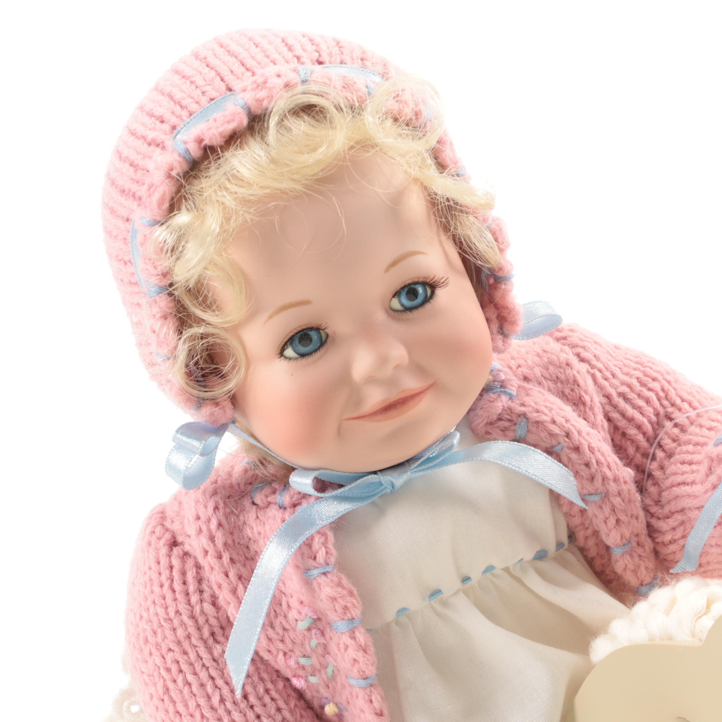 Winnie the Pooh Themed Joan Ibarolle Porcelain Dolls and Accessories