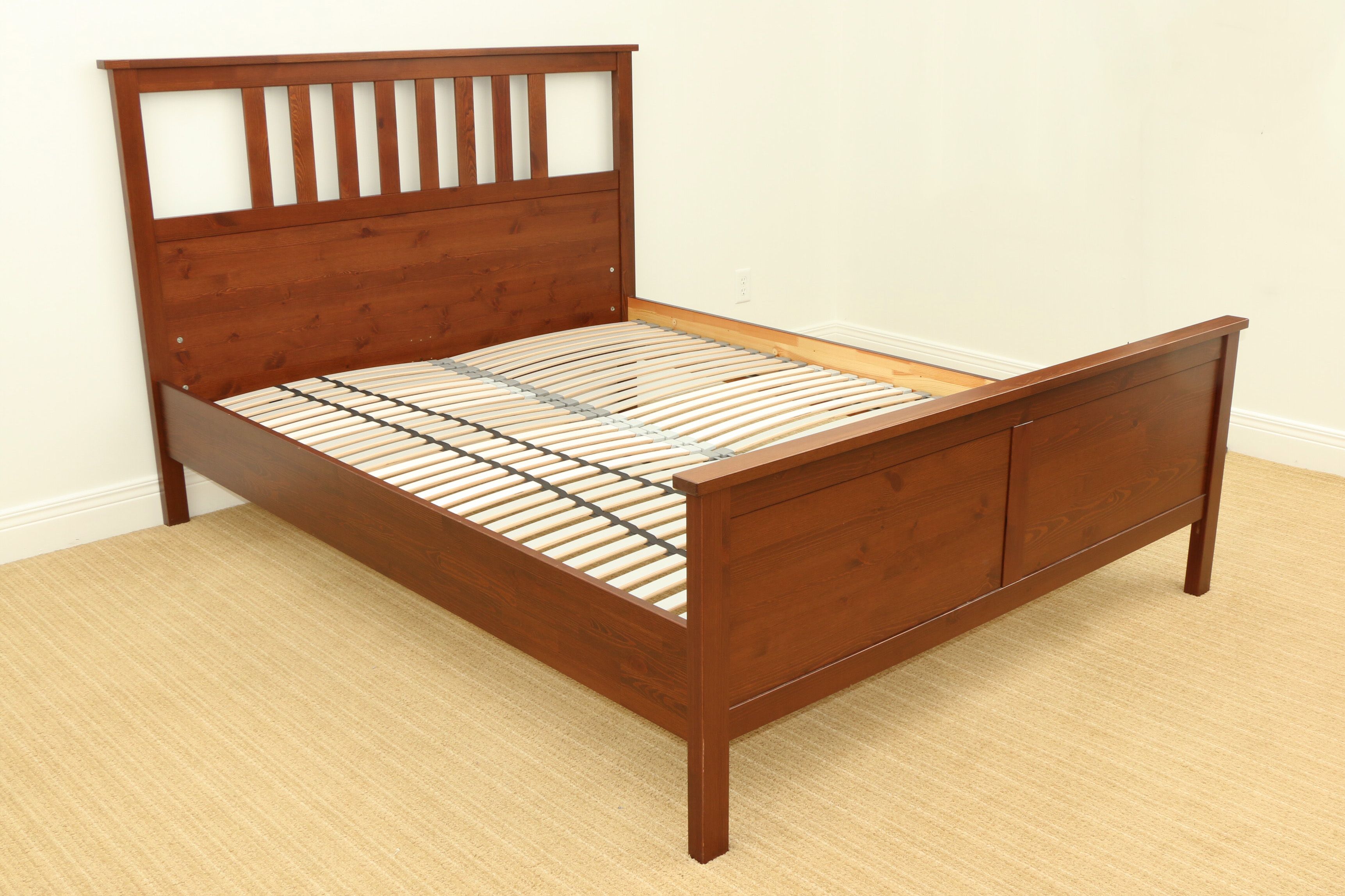 IKEA "Hemnes" Queen Size Pine Bed Frame and Dresser