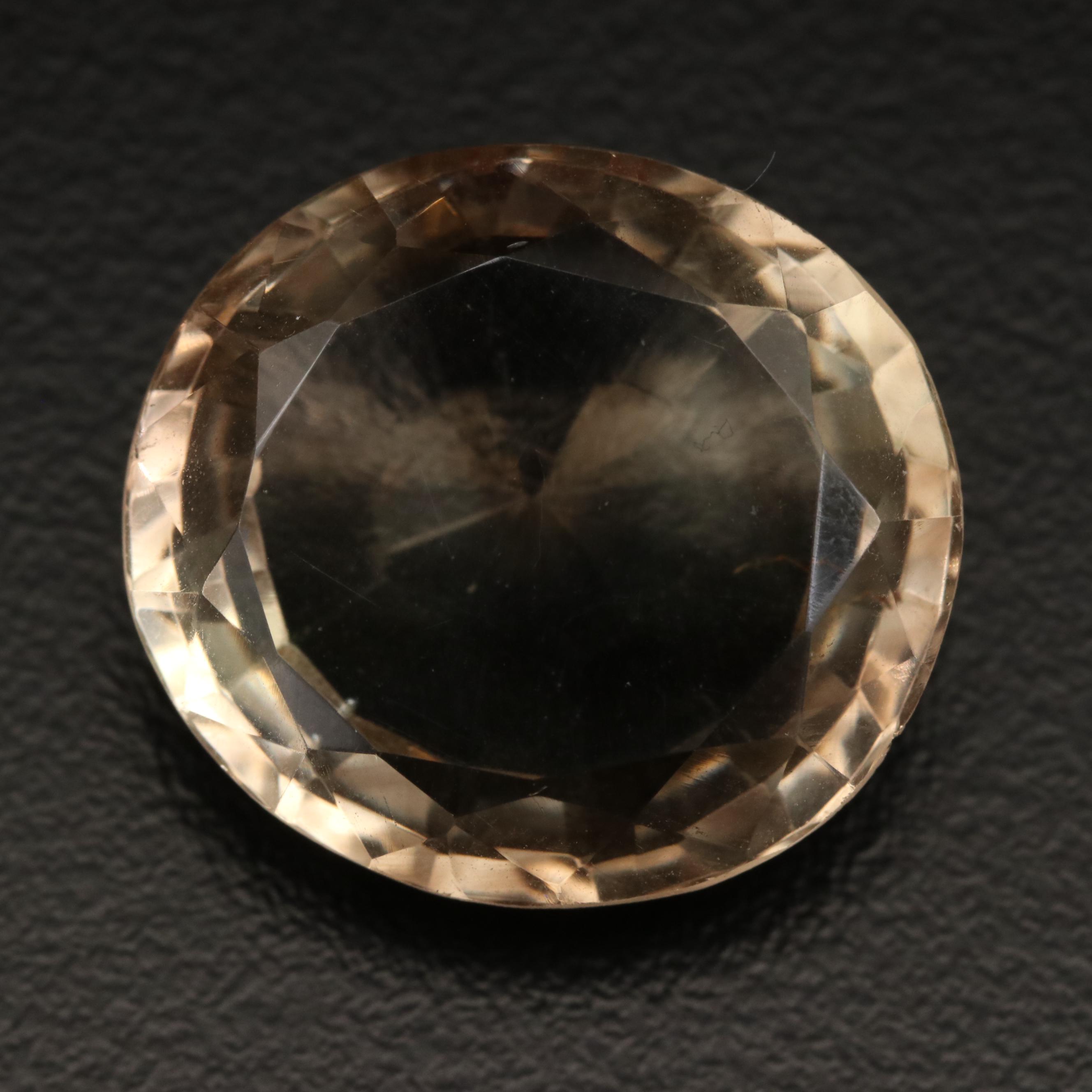 Loose 34.68 CT Smoky Quartz