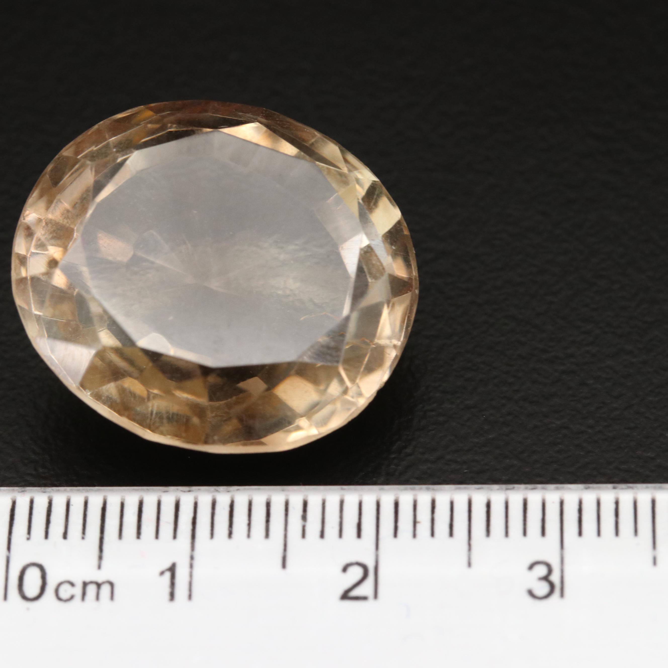 Loose 34.68 CT Smoky Quartz