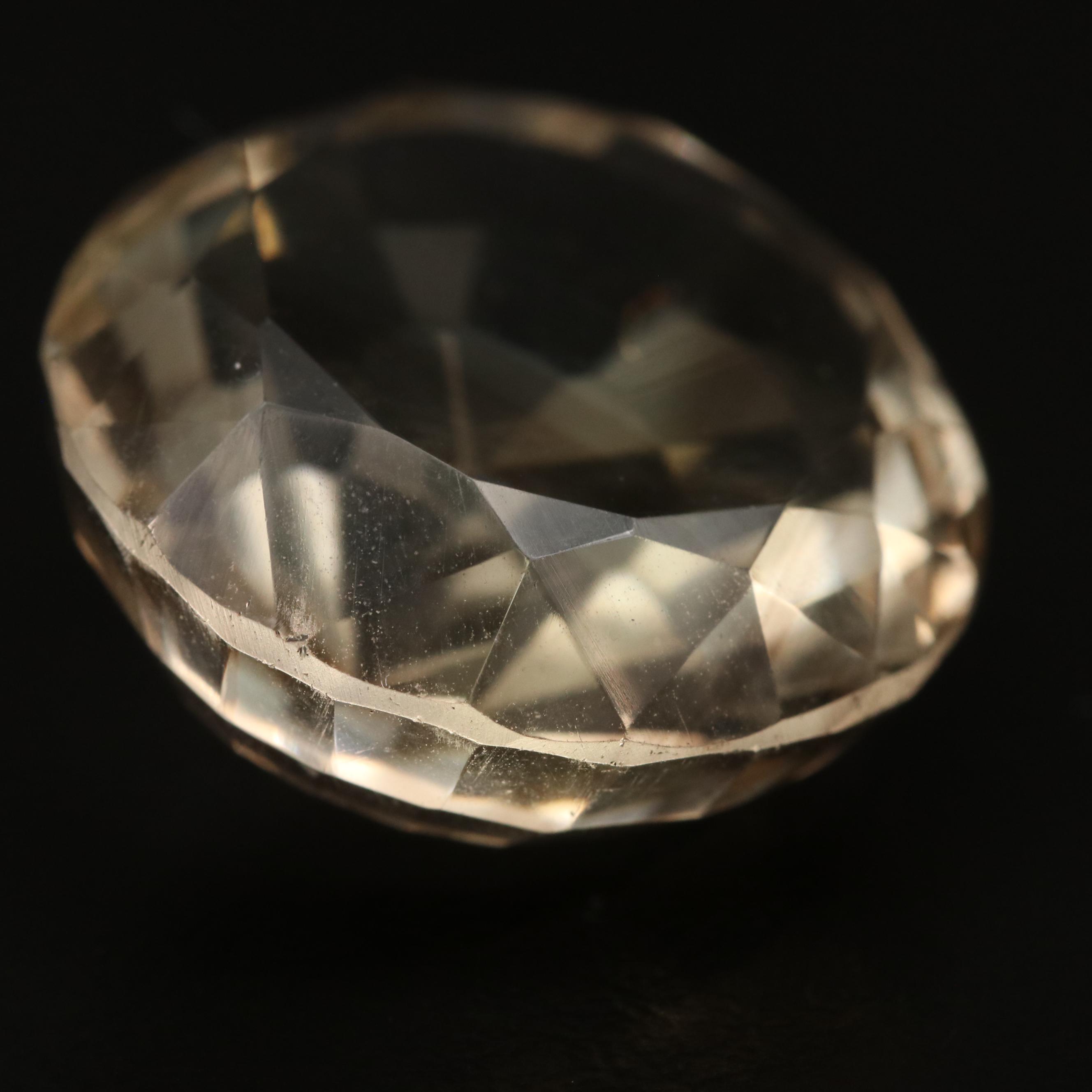 Loose 34.68 CT Smoky Quartz