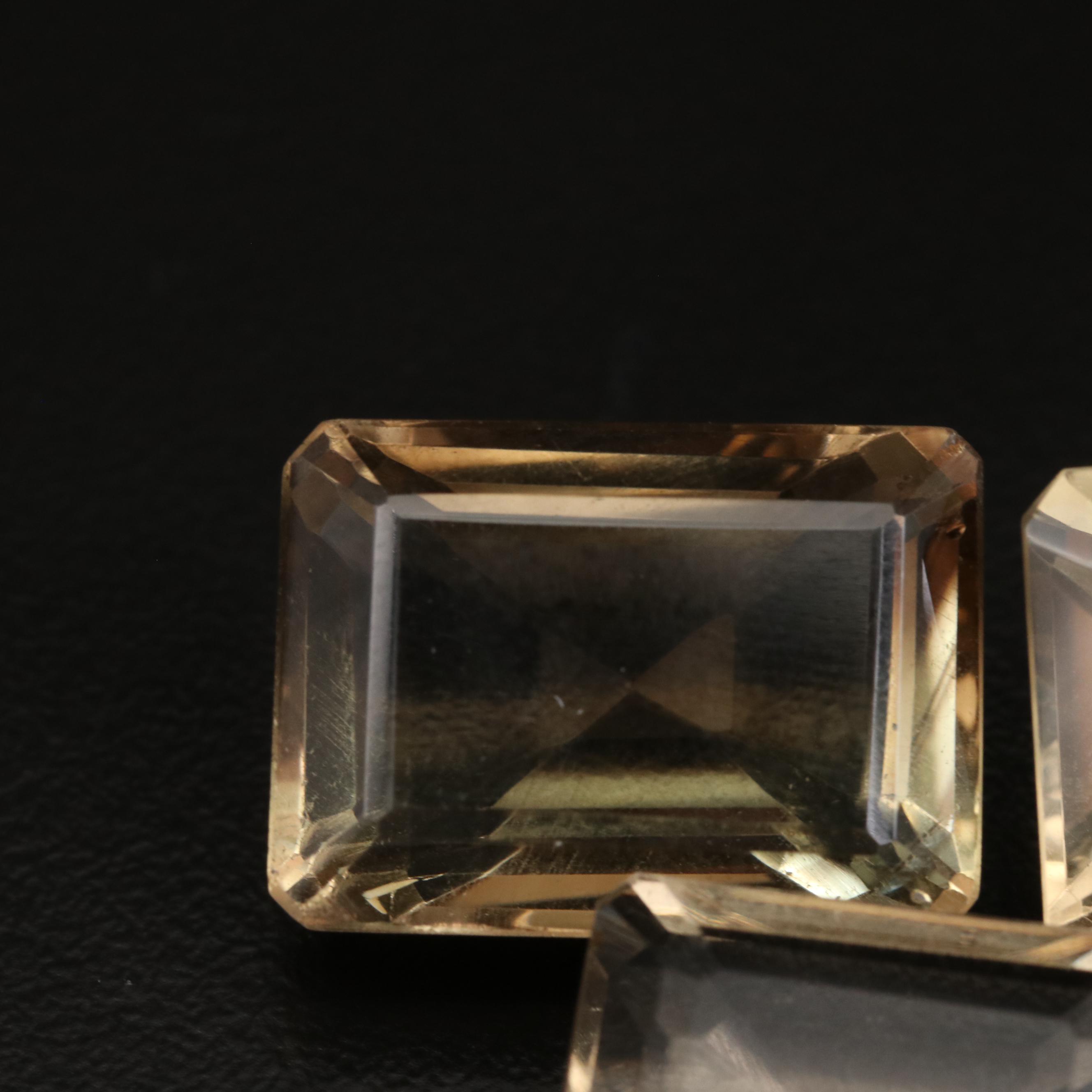 Loose 84.97 CTW Smoky Quartz