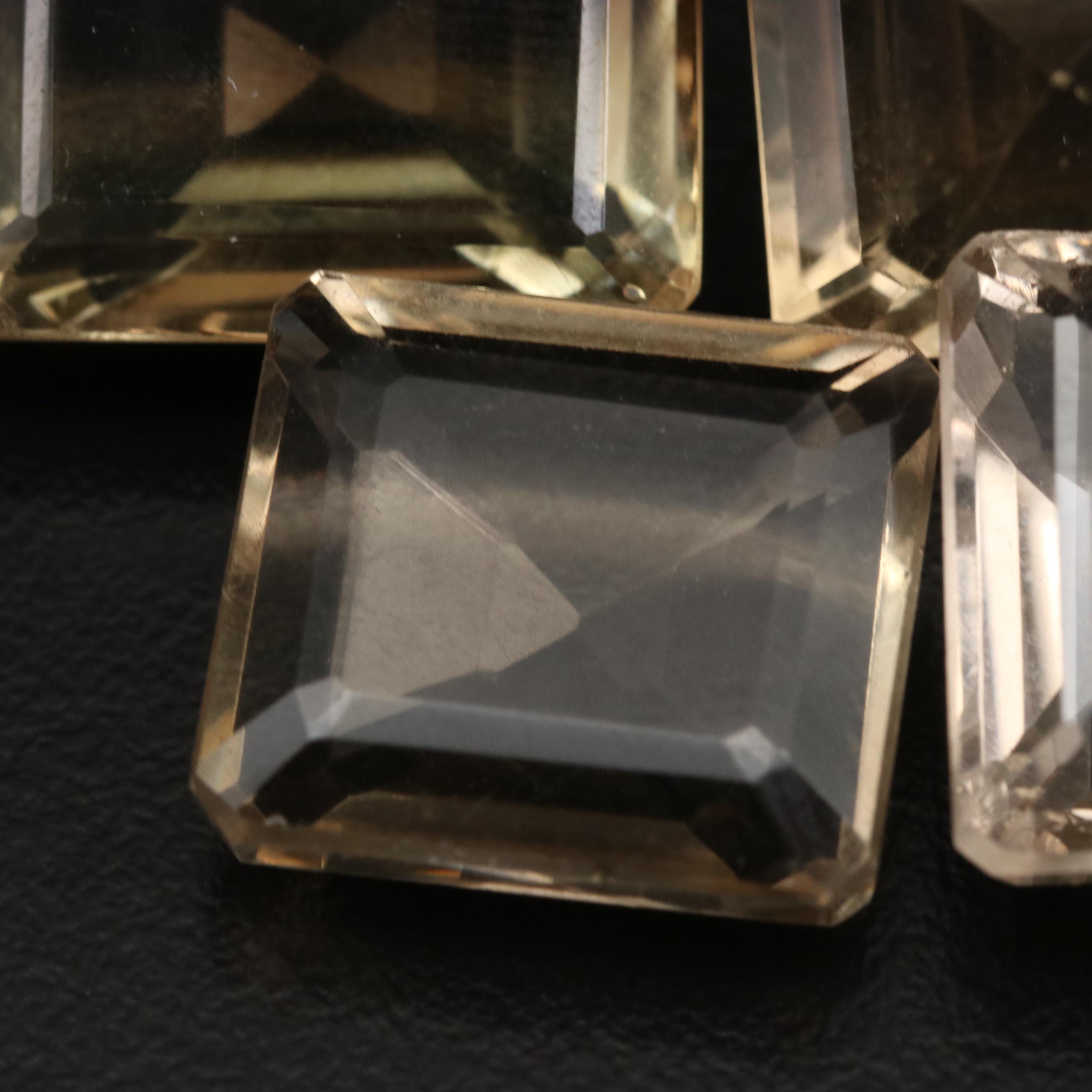 Loose 84.97 CTW Smoky Quartz