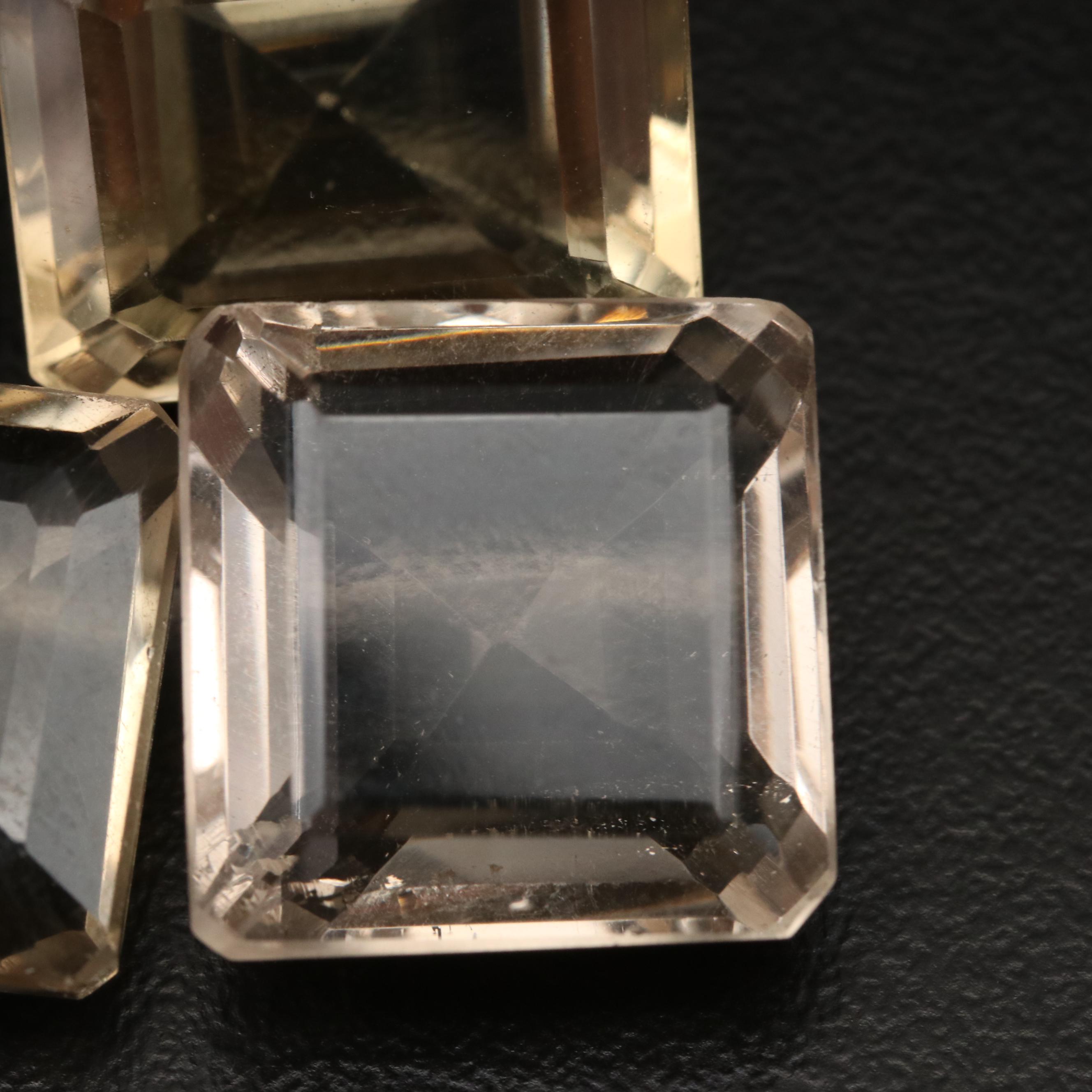 Loose 84.97 CTW Smoky Quartz