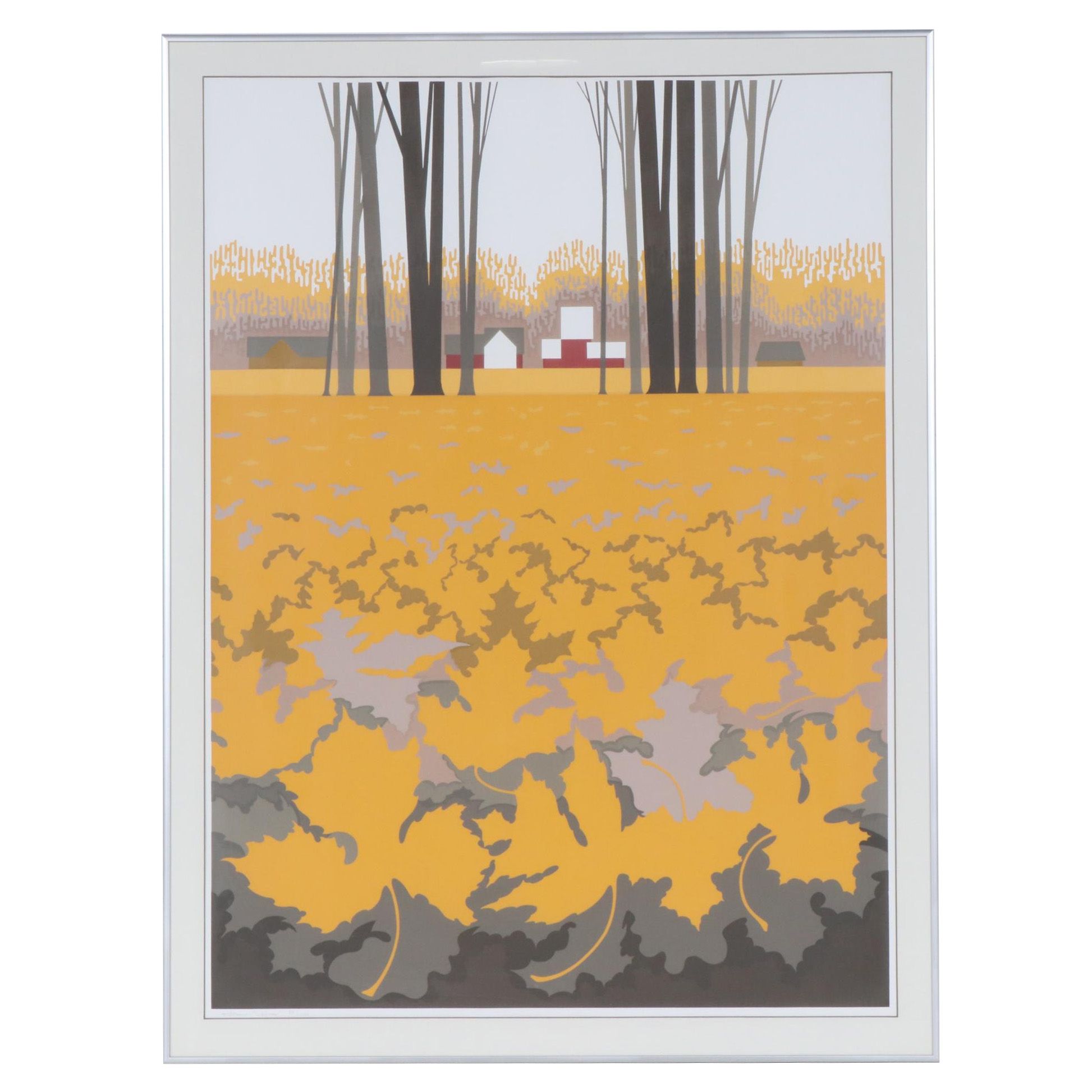 Steve Horan Serigraph "Leaves"