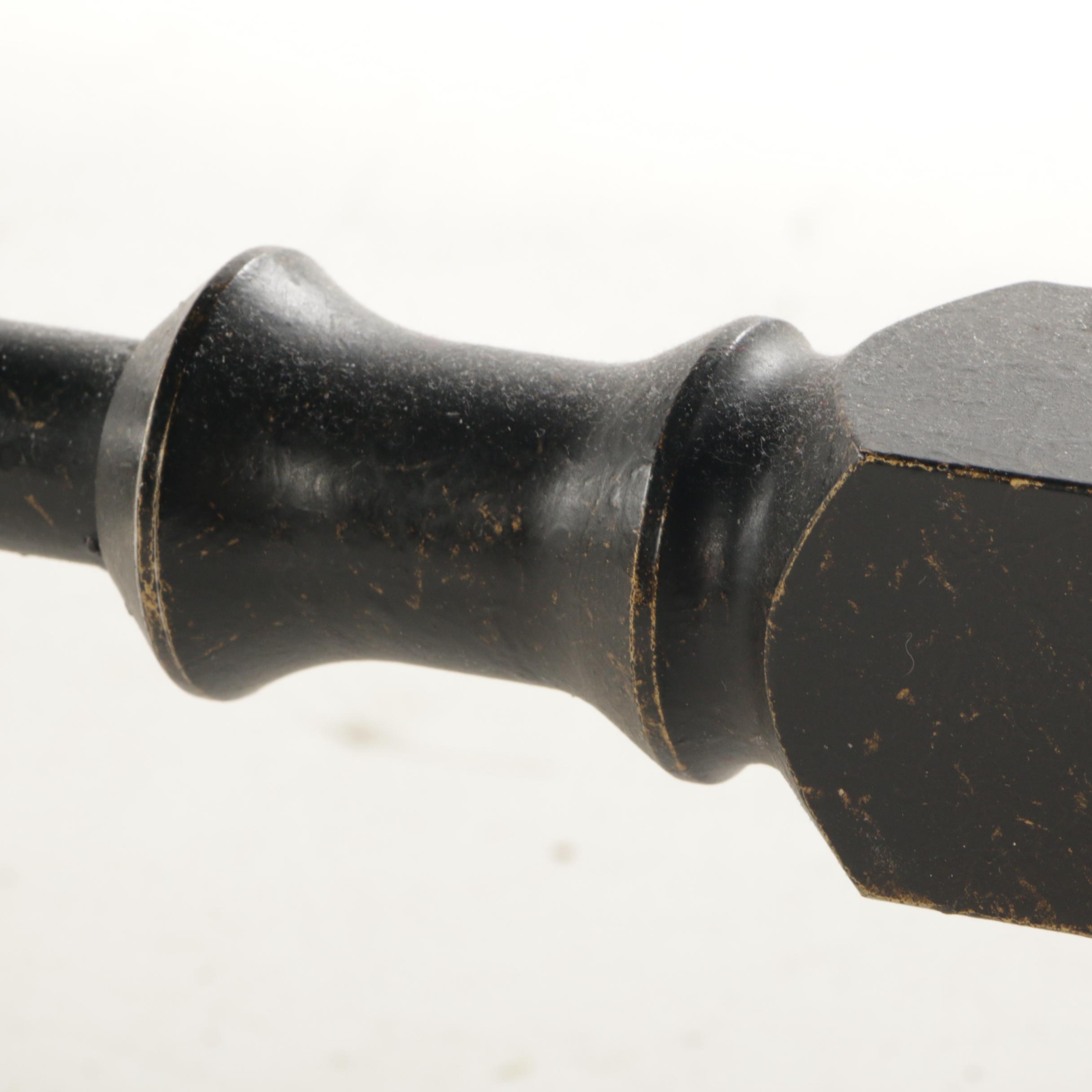 Wrought Iron Upholstered Bench