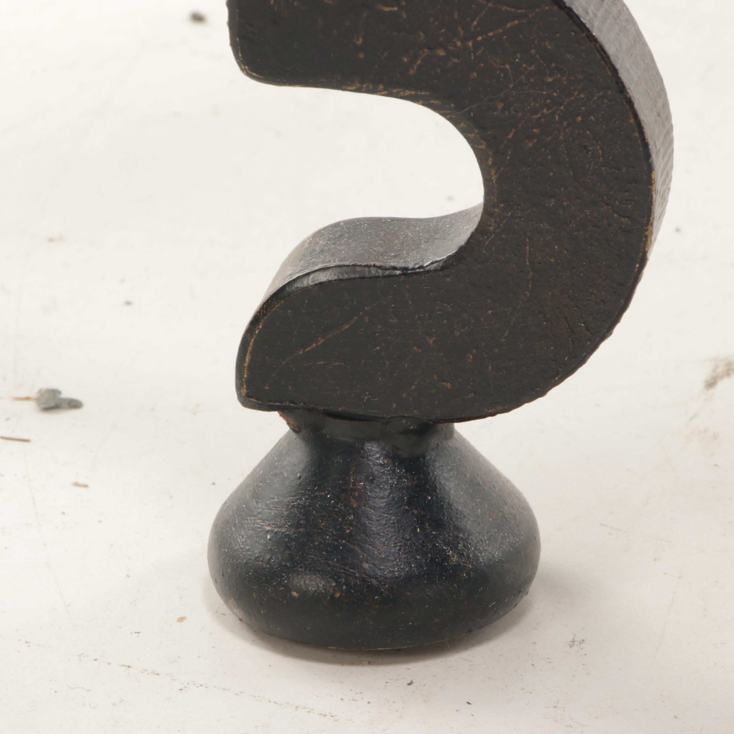 Wrought Iron Upholstered Bench