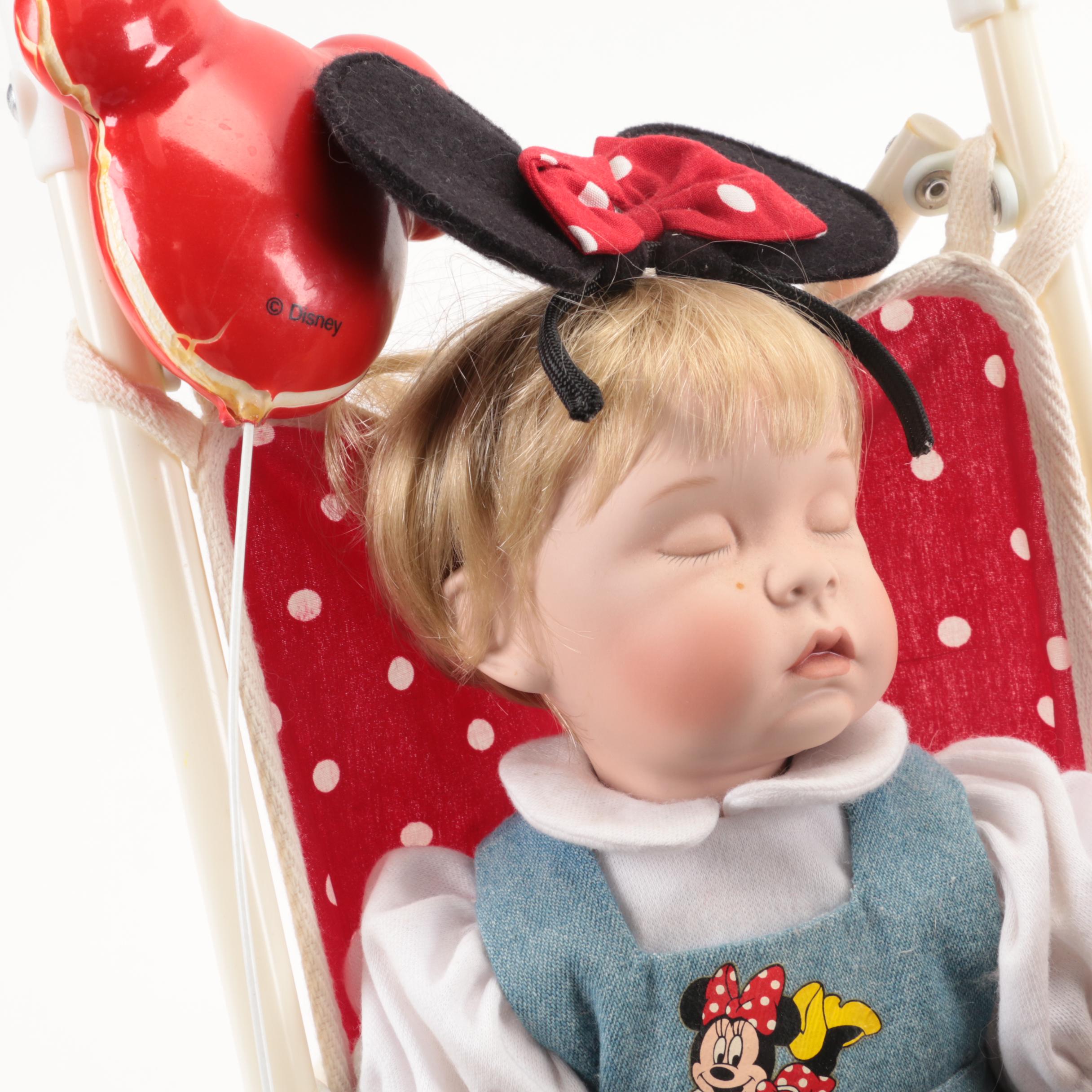 Ashton-Drake Porcelain Disney Figurines, Clock, Snow Globe, and More