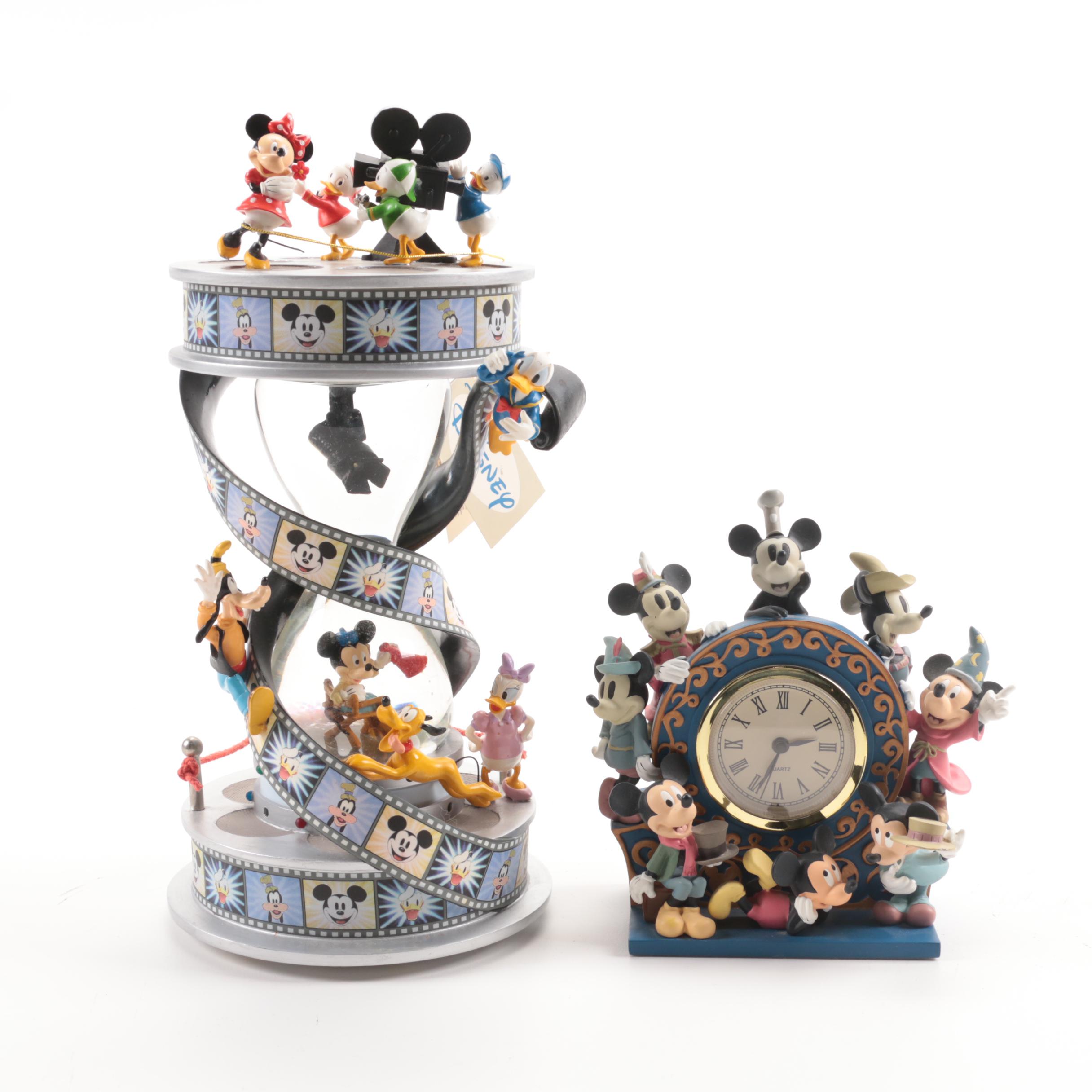 Ashton-Drake Porcelain Disney Figurines, Clock, Snow Globe, and More