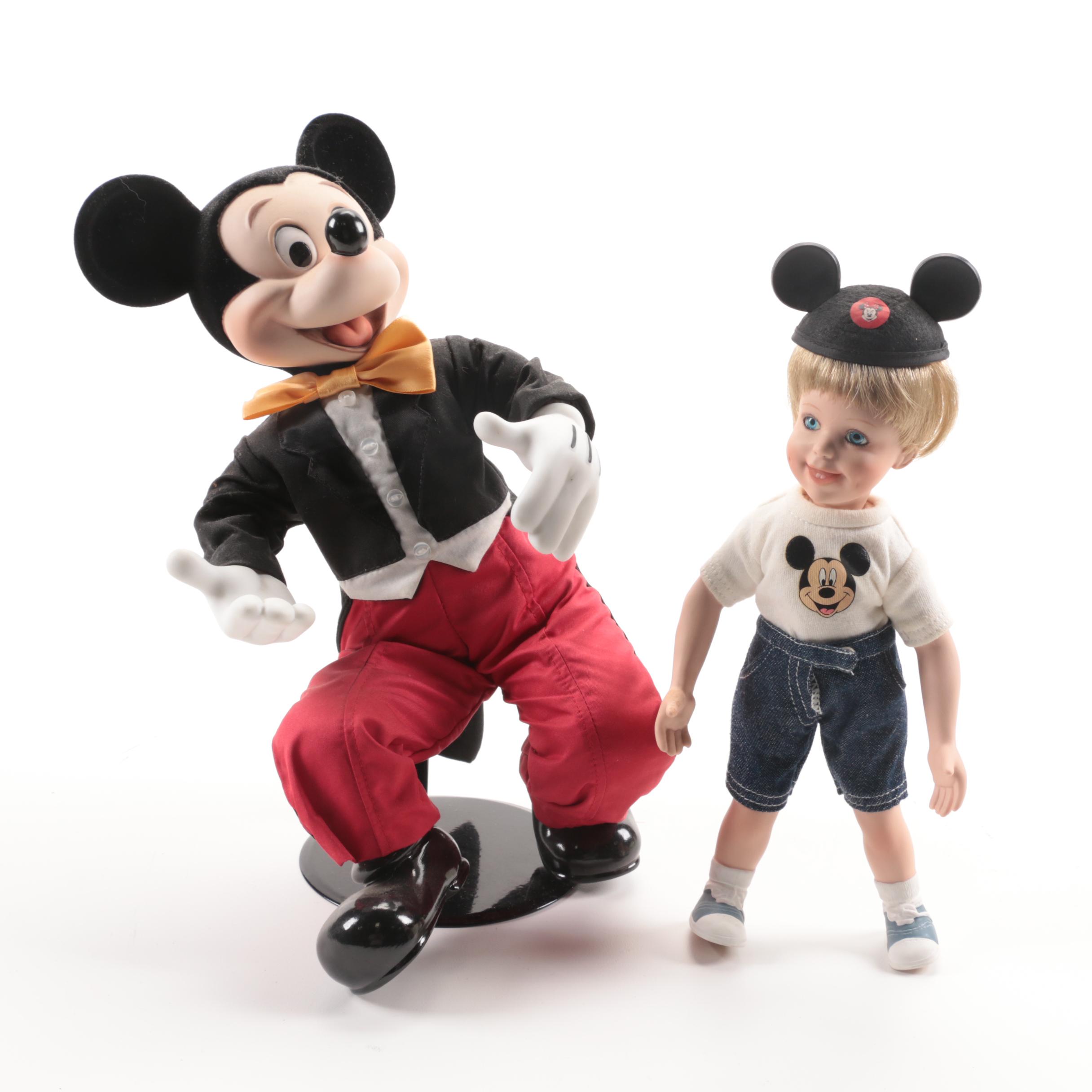 Ashton-Drake Porcelain Disney Figurines, Clock, Snow Globe, and More