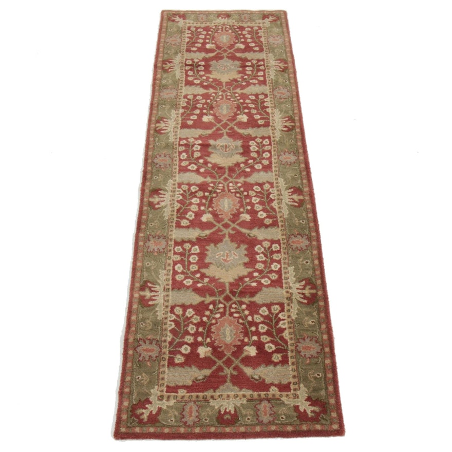 2'6 x 8'8 Hand-Tufted Indo-Persian Tabriz Runner Rug