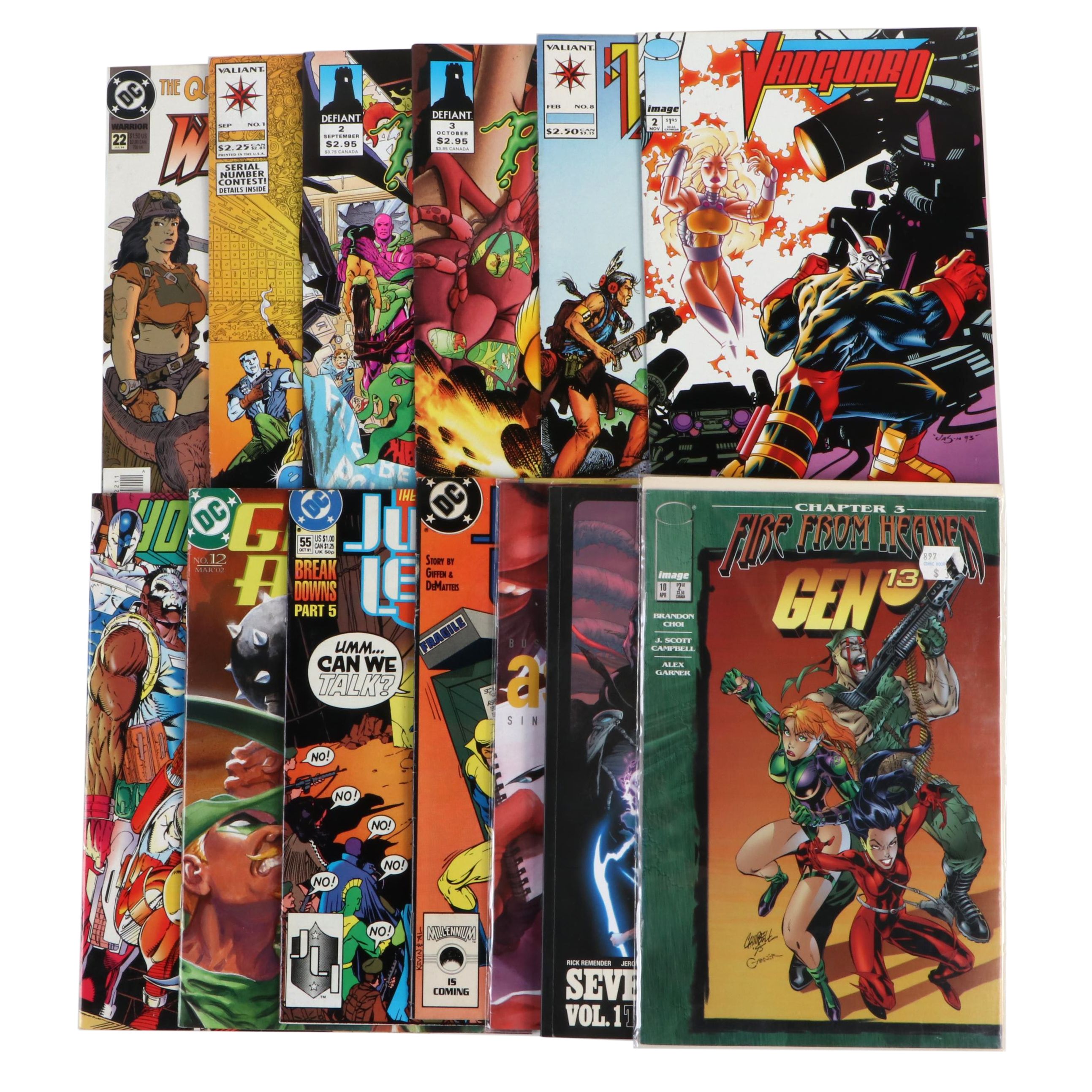 "Seven to Eternity," "Green Arrow," "Justice League," and Other Comics