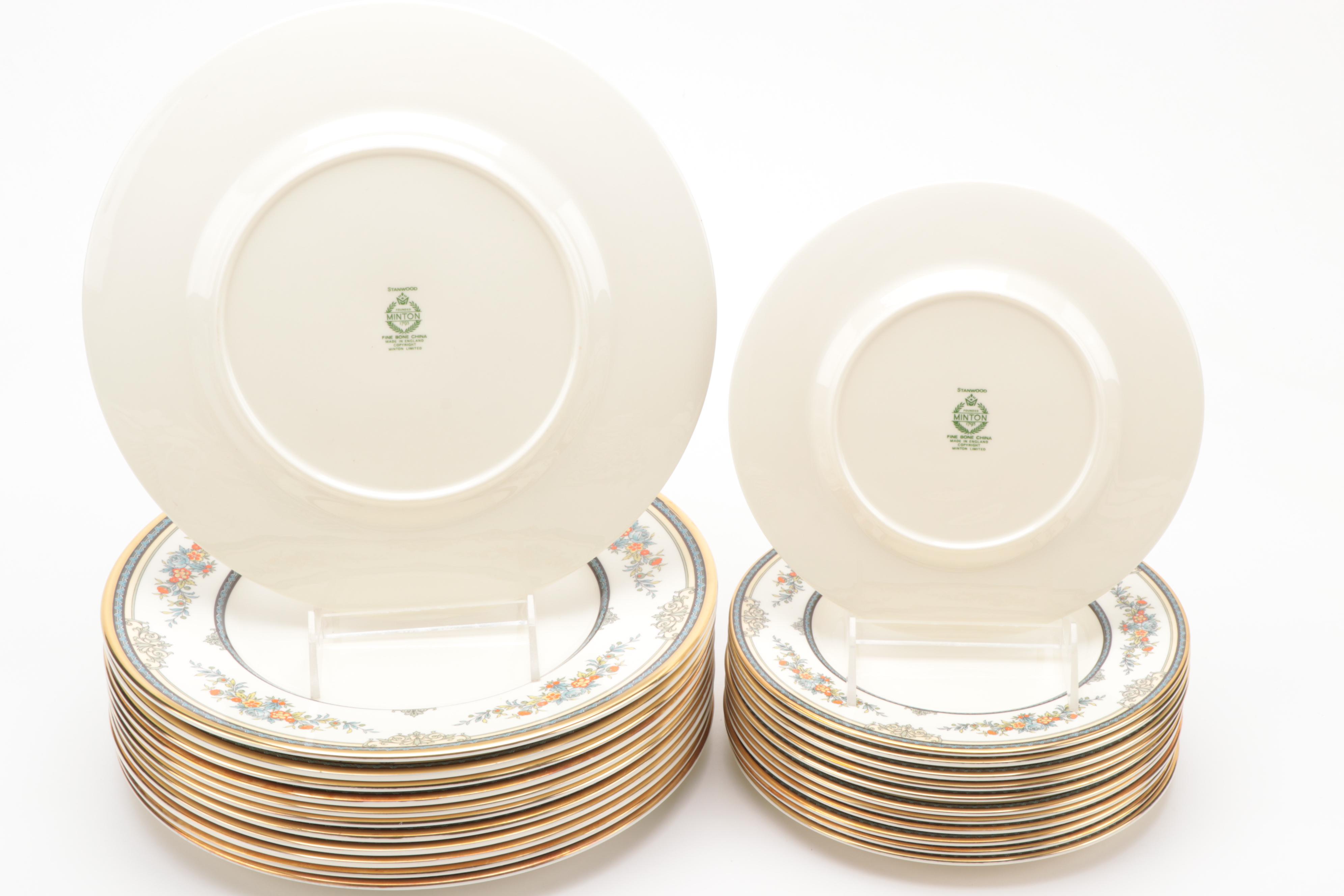 Minton "Stanwood" Bone China Dinnerware Pieces, 1928–1969