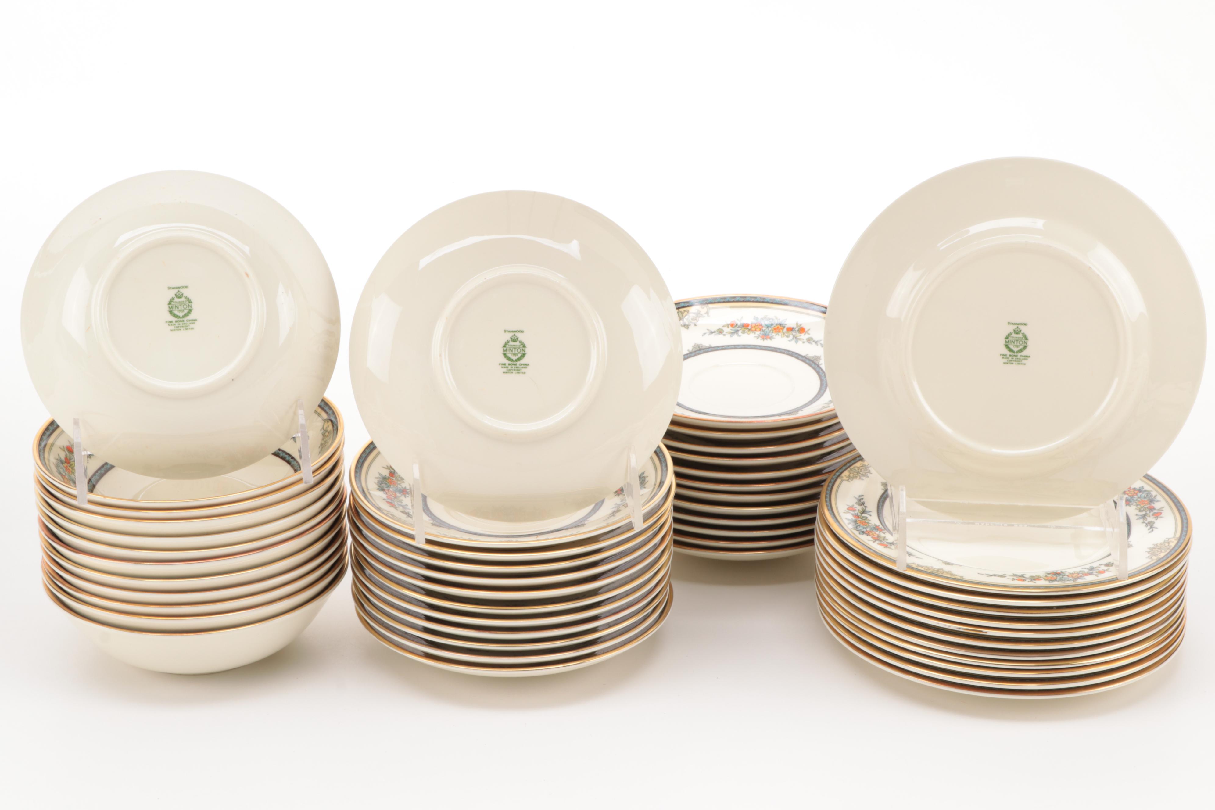 Minton "Stanwood" Bone China Dinnerware Pieces, 1928–1969