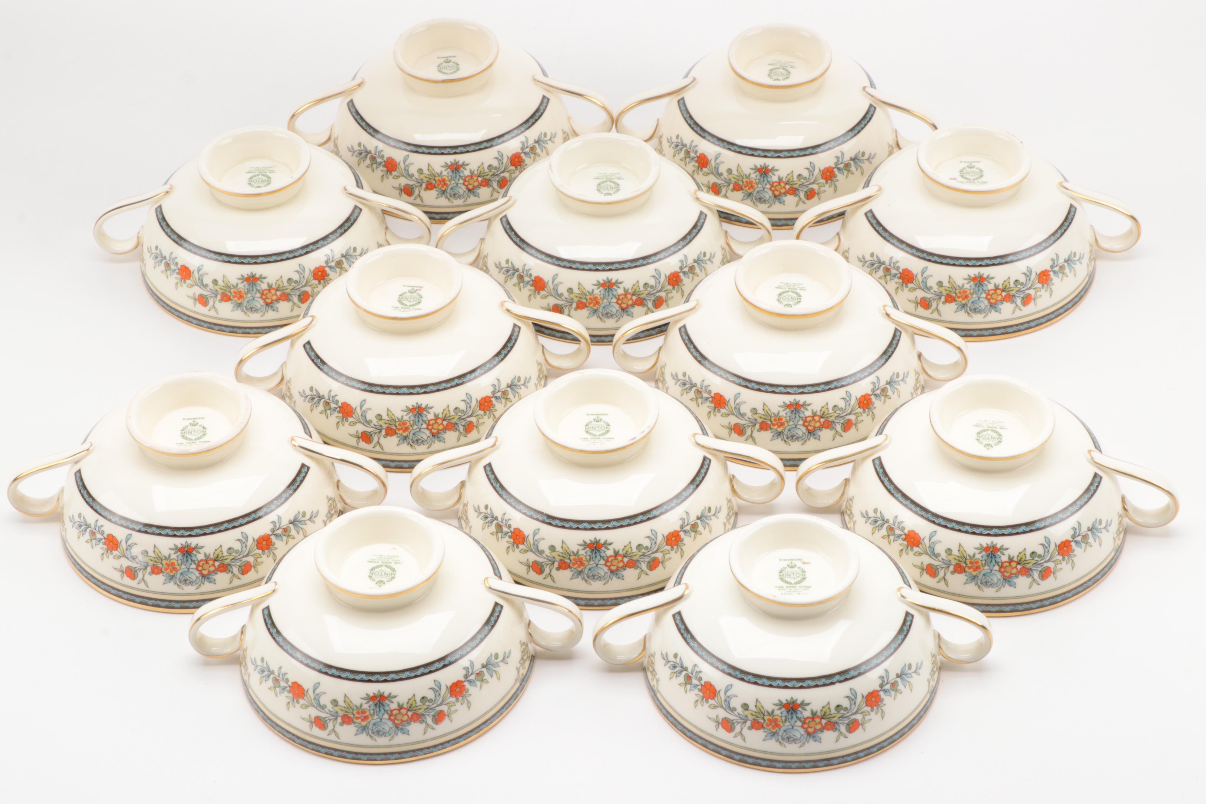 Minton "Stanwood" Bone China Dinnerware Pieces, 1928–1969