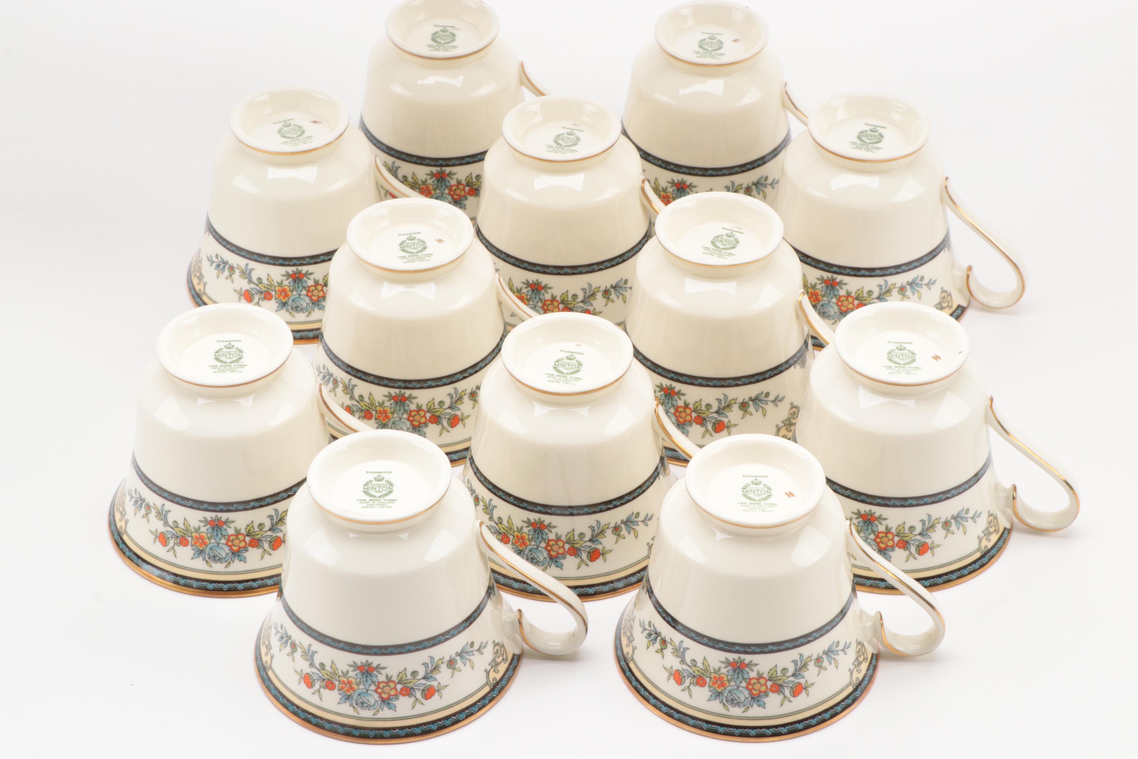 Minton "Stanwood" Bone China Dinnerware Pieces, 1928–1969