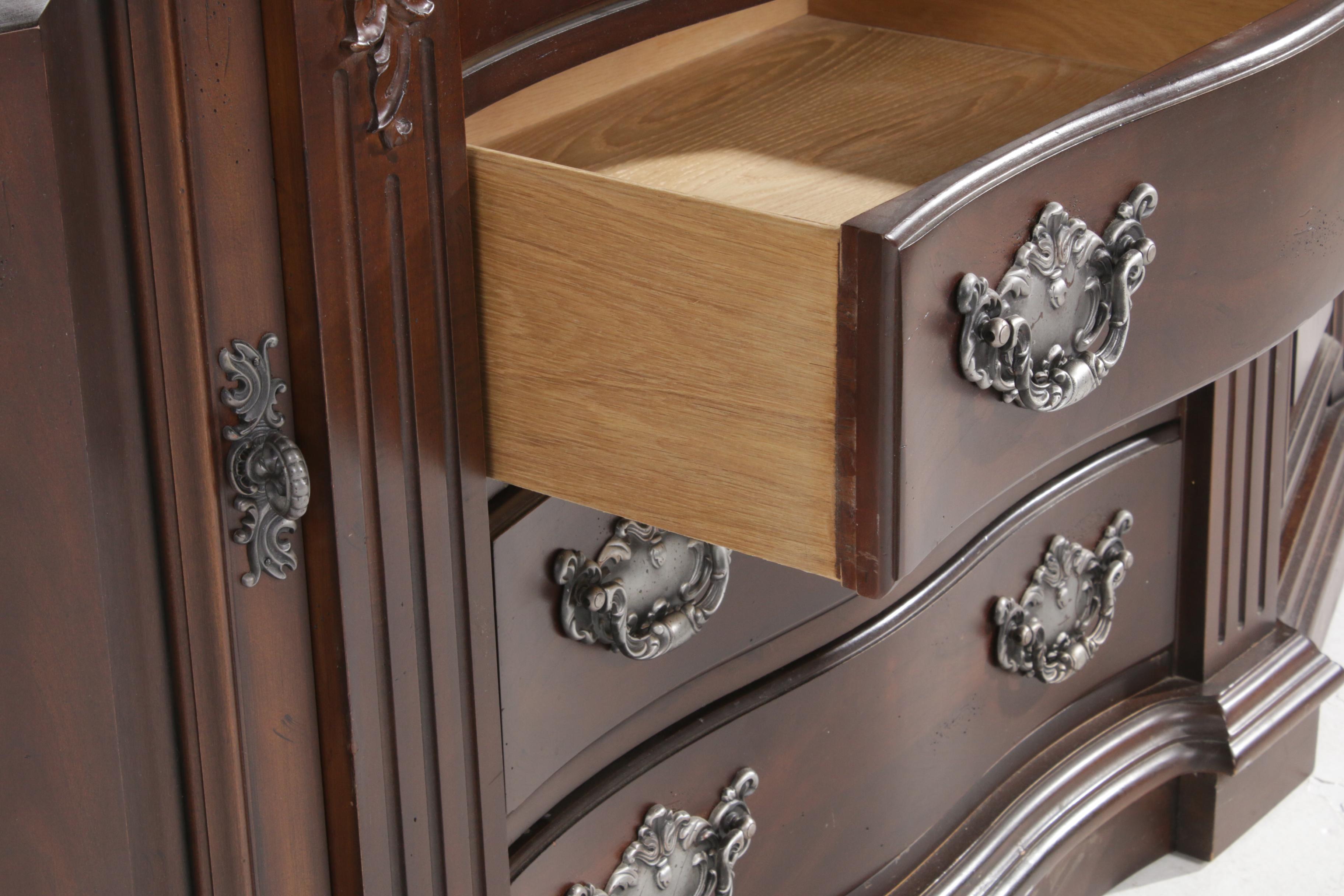 Bernhardt "Embassy Row" Marble Top Buffet, Late 20th- Early 21st Century