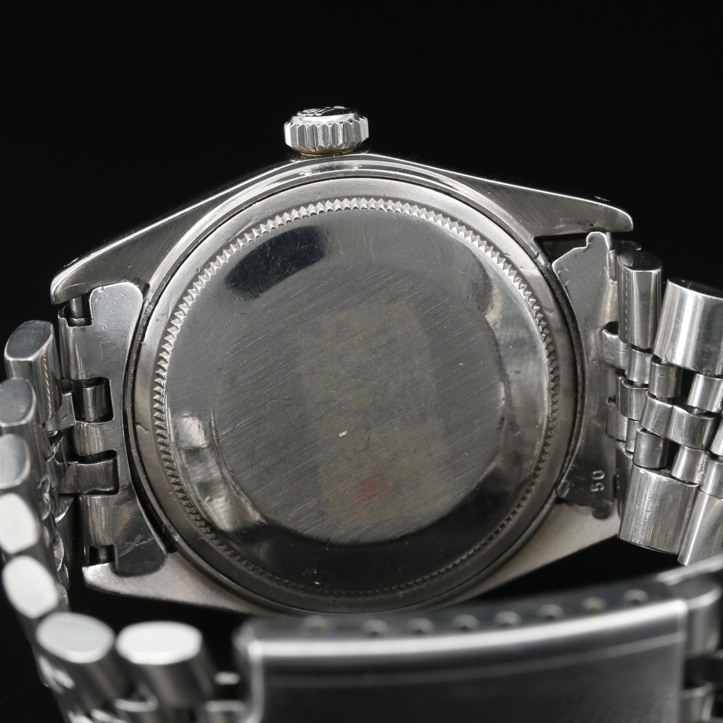 1978 Rolex Datejust Stainless Steel Automatic Watch