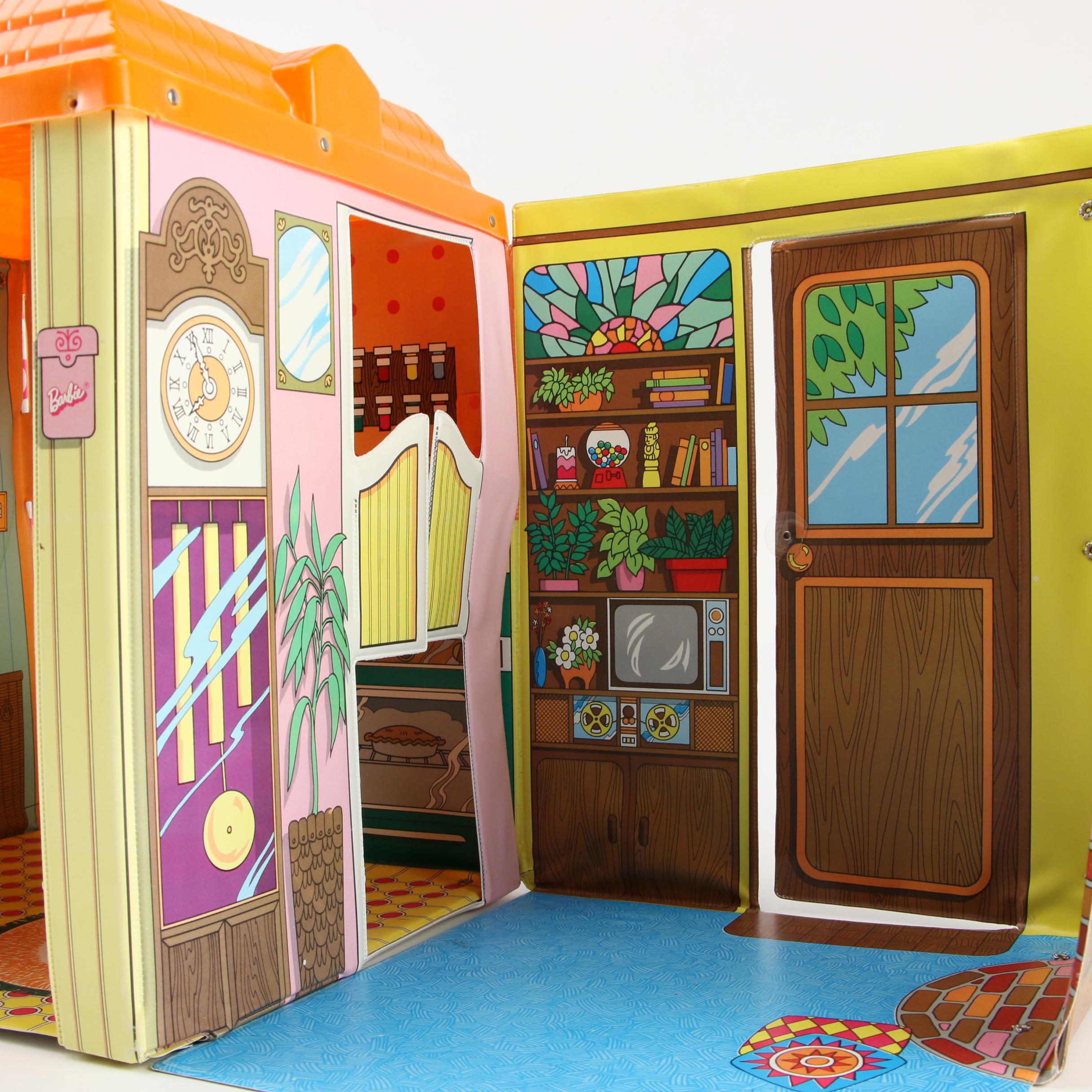 Barbie's "Friend Ship" United Airlines Vinyl Carrying Case, Mid-20th Century