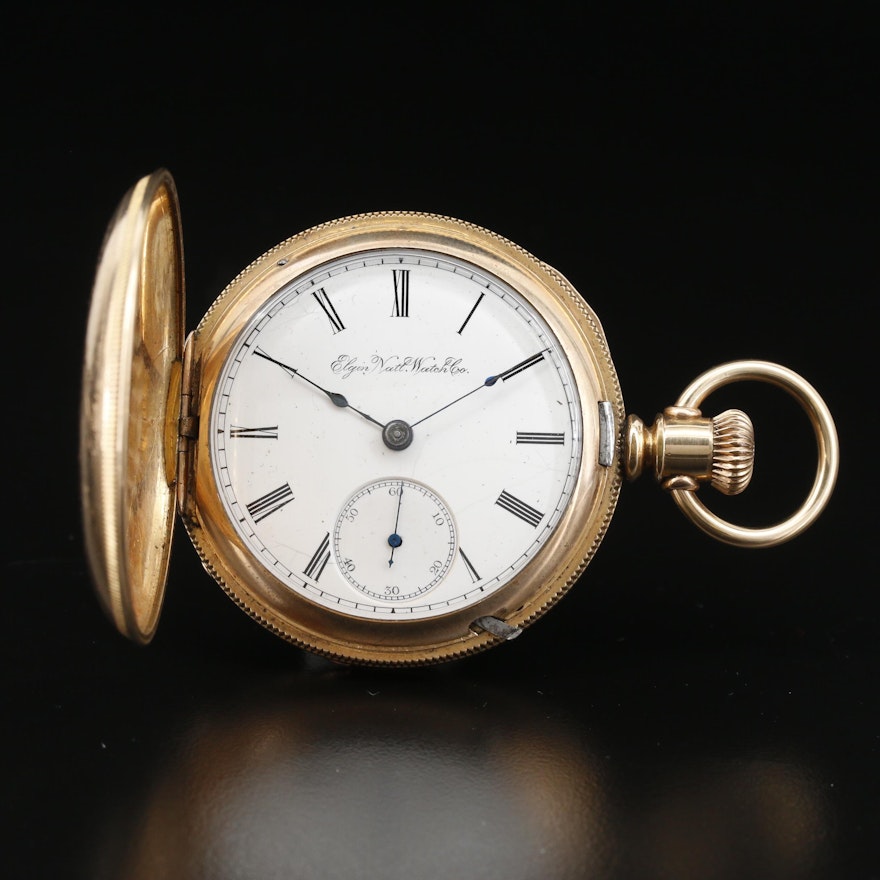 1890 Elgin National Watch Co. Gold Filled Pocket Watch