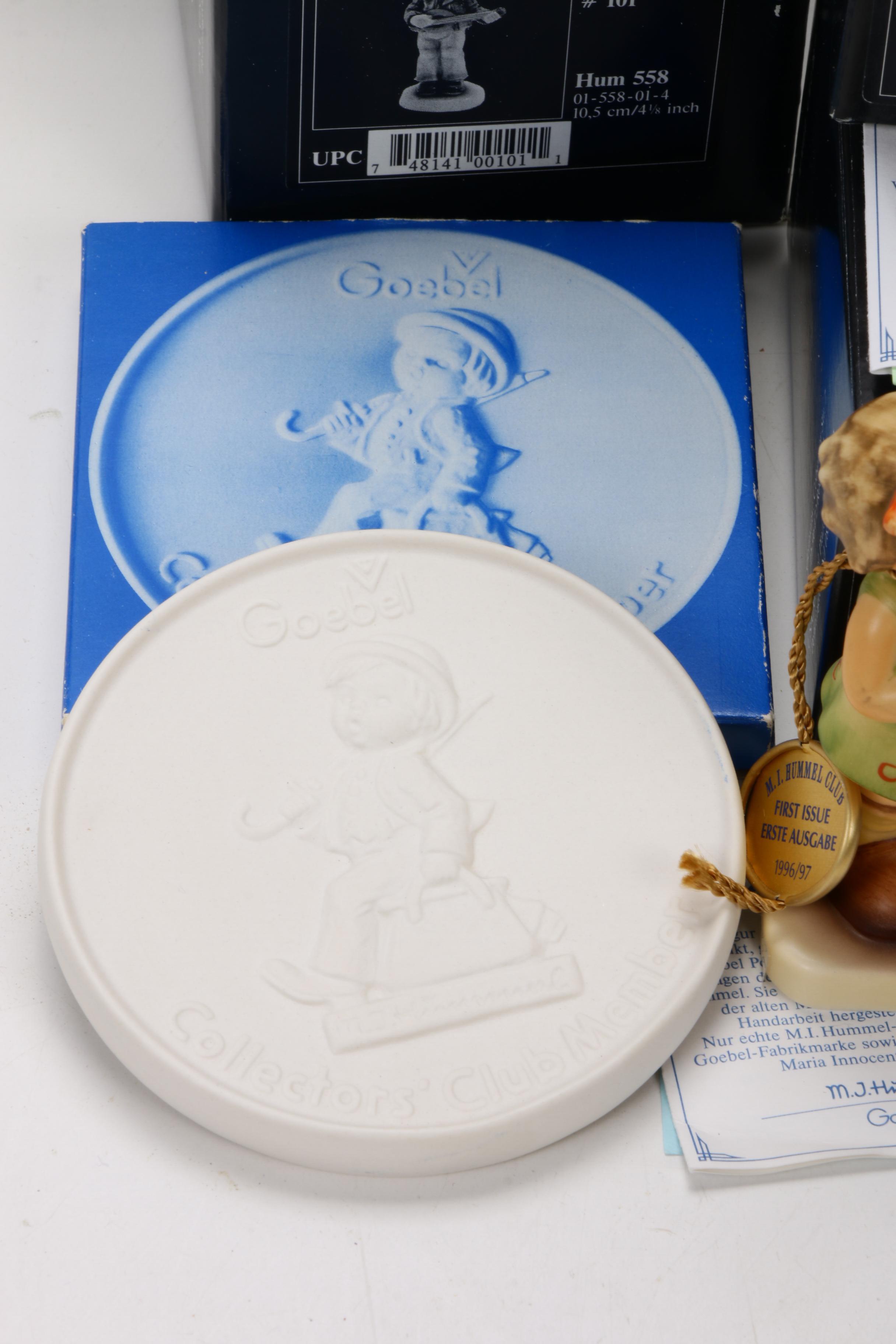 Ten Goebel Hummel Figurines and Collector Plates