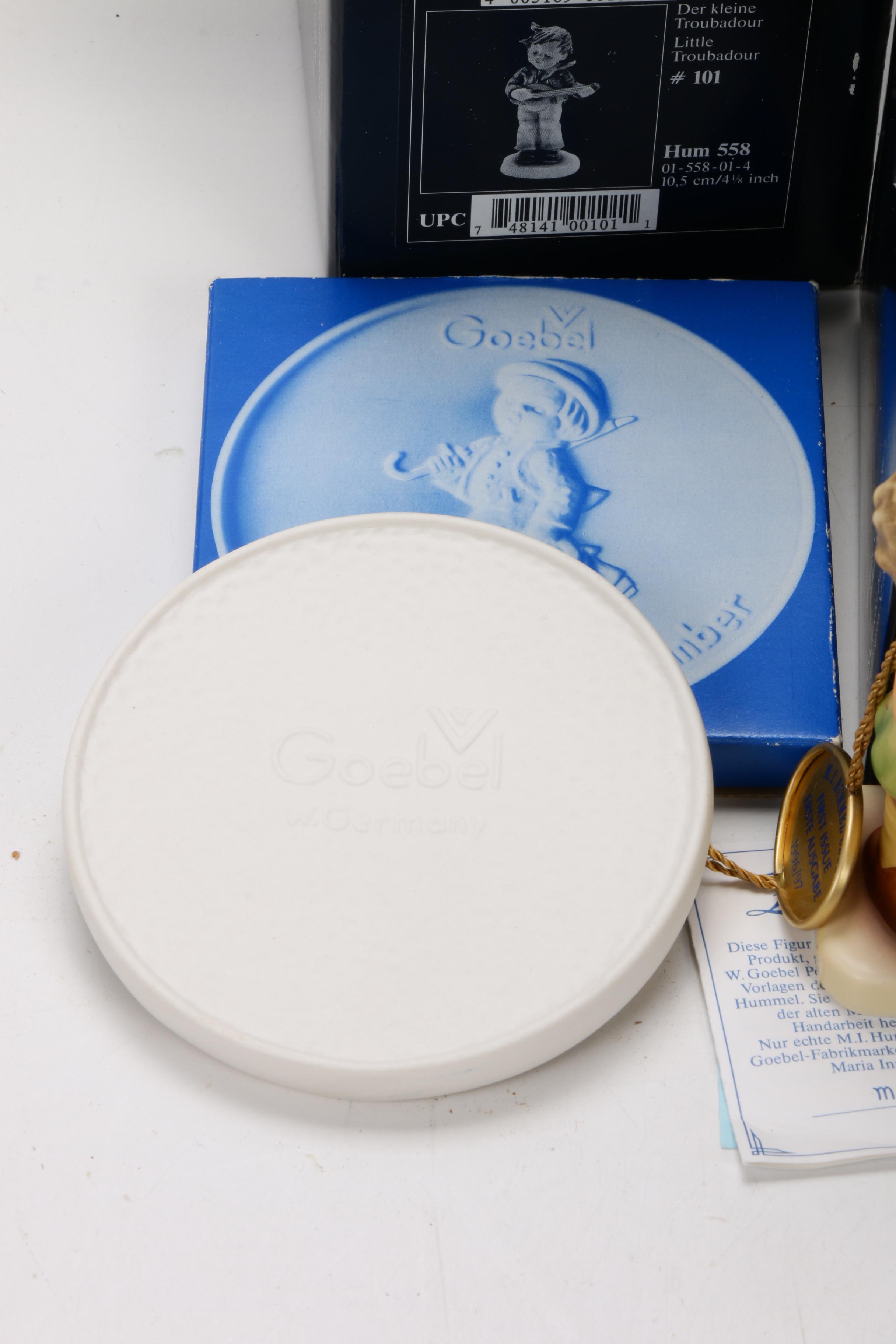 Ten Goebel Hummel Figurines and Collector Plates