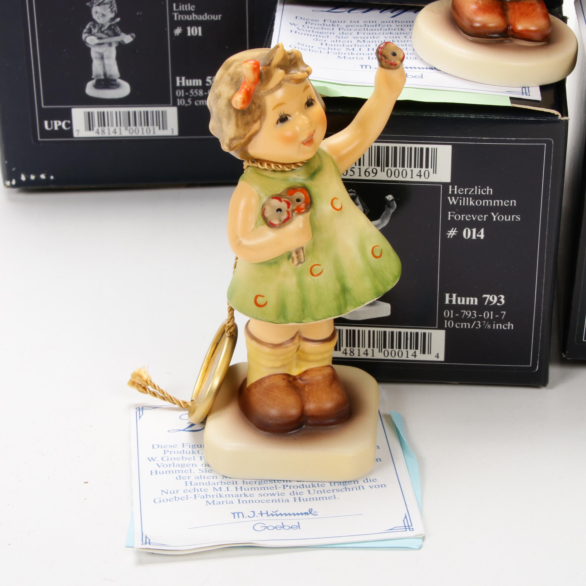 Ten Goebel Hummel Figurines and Collector Plates