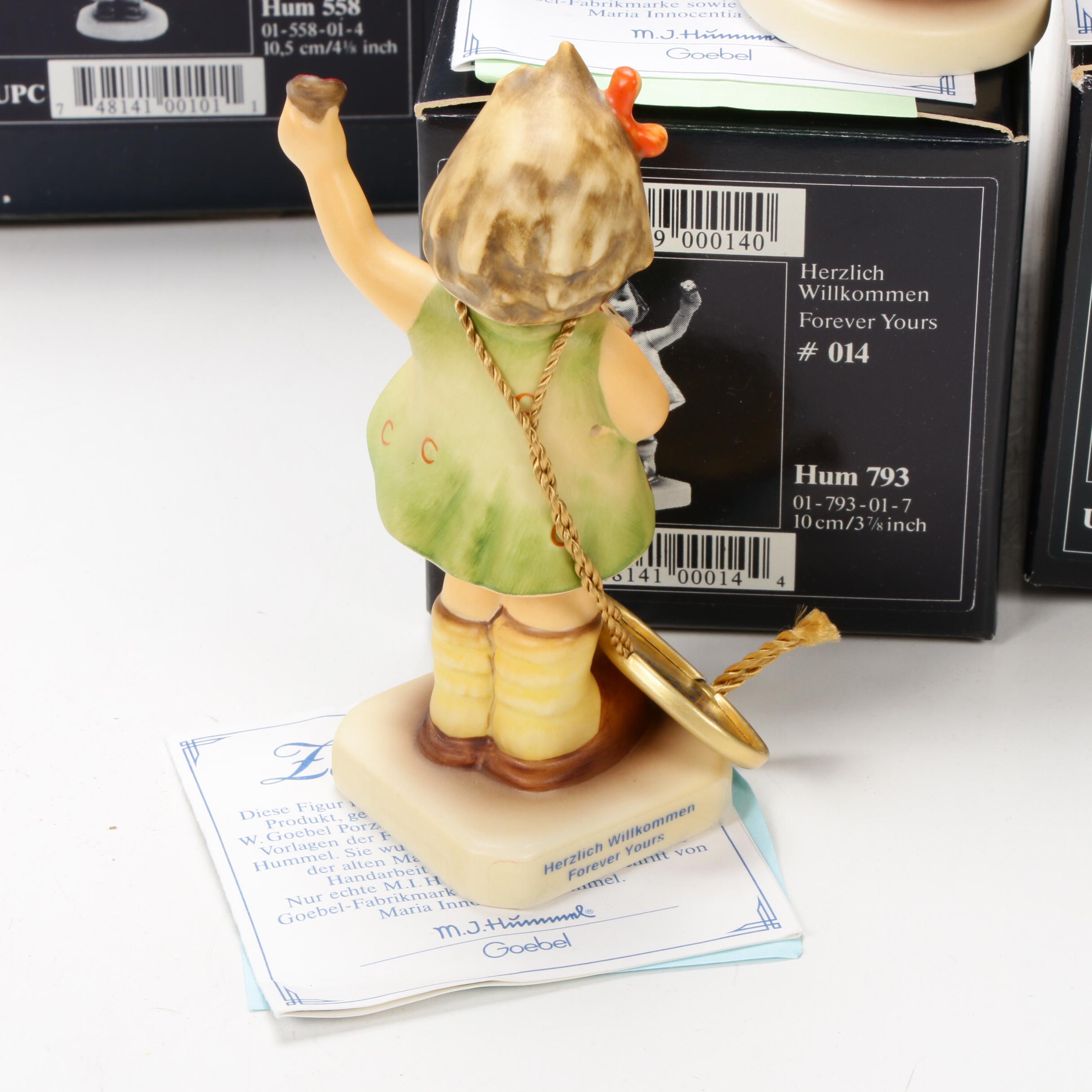 Ten Goebel Hummel Figurines and Collector Plates
