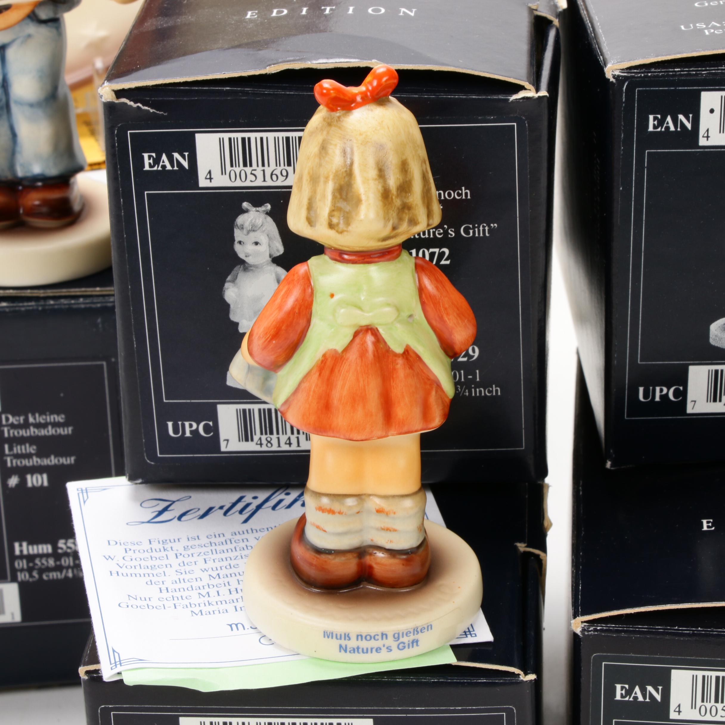 Ten Goebel Hummel Figurines and Collector Plates