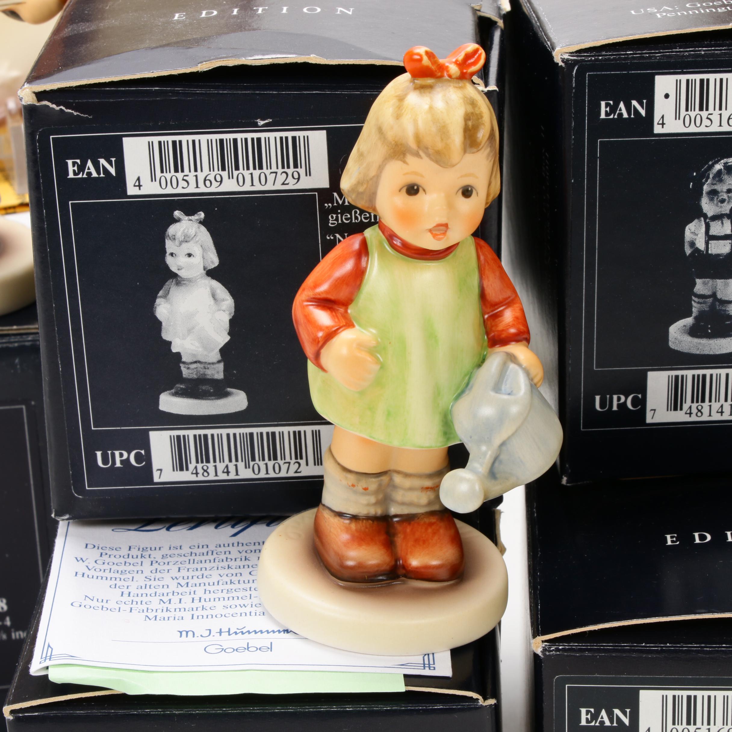 Ten Goebel Hummel Figurines and Collector Plates