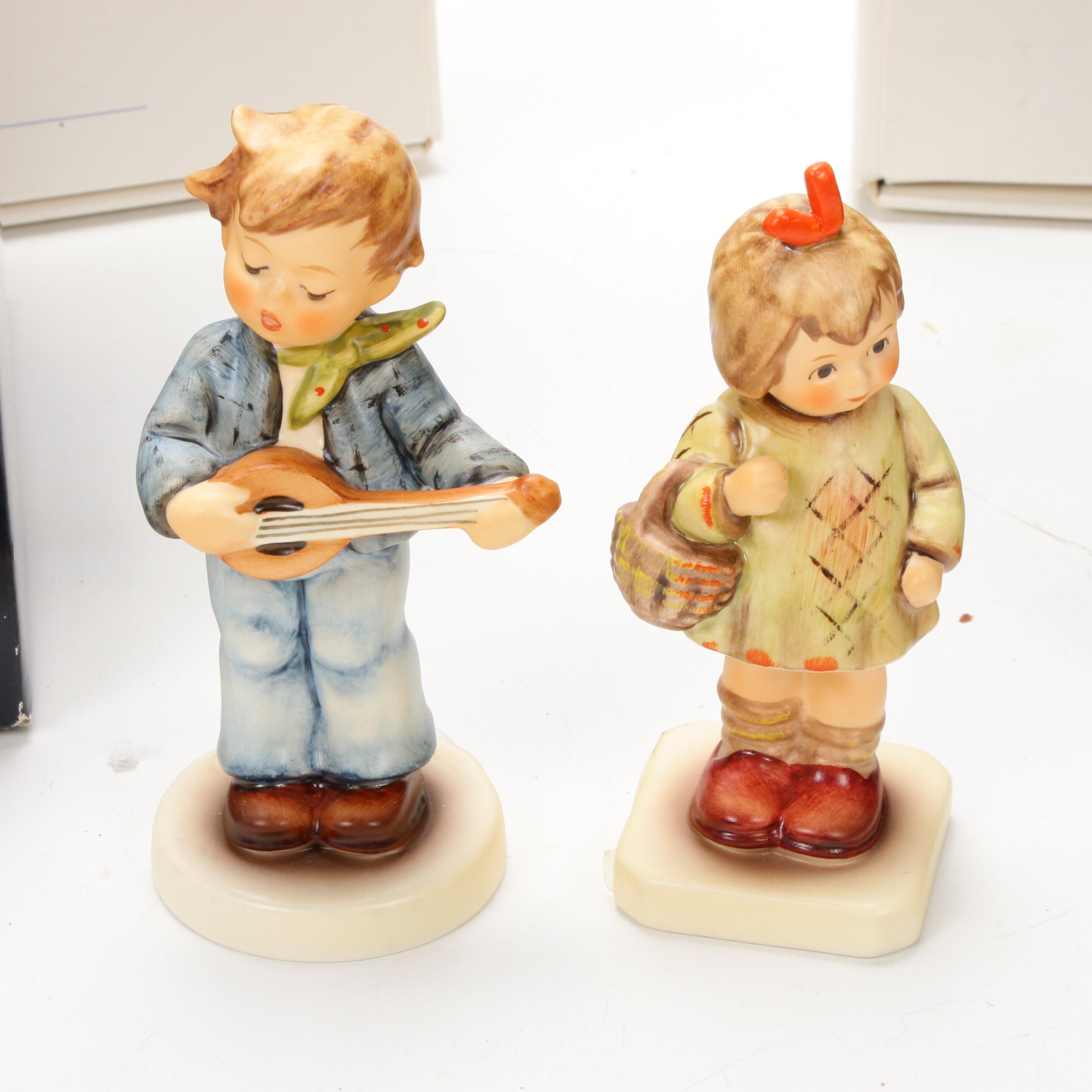 Ten Goebel Hummel Figurines and Collector Plates