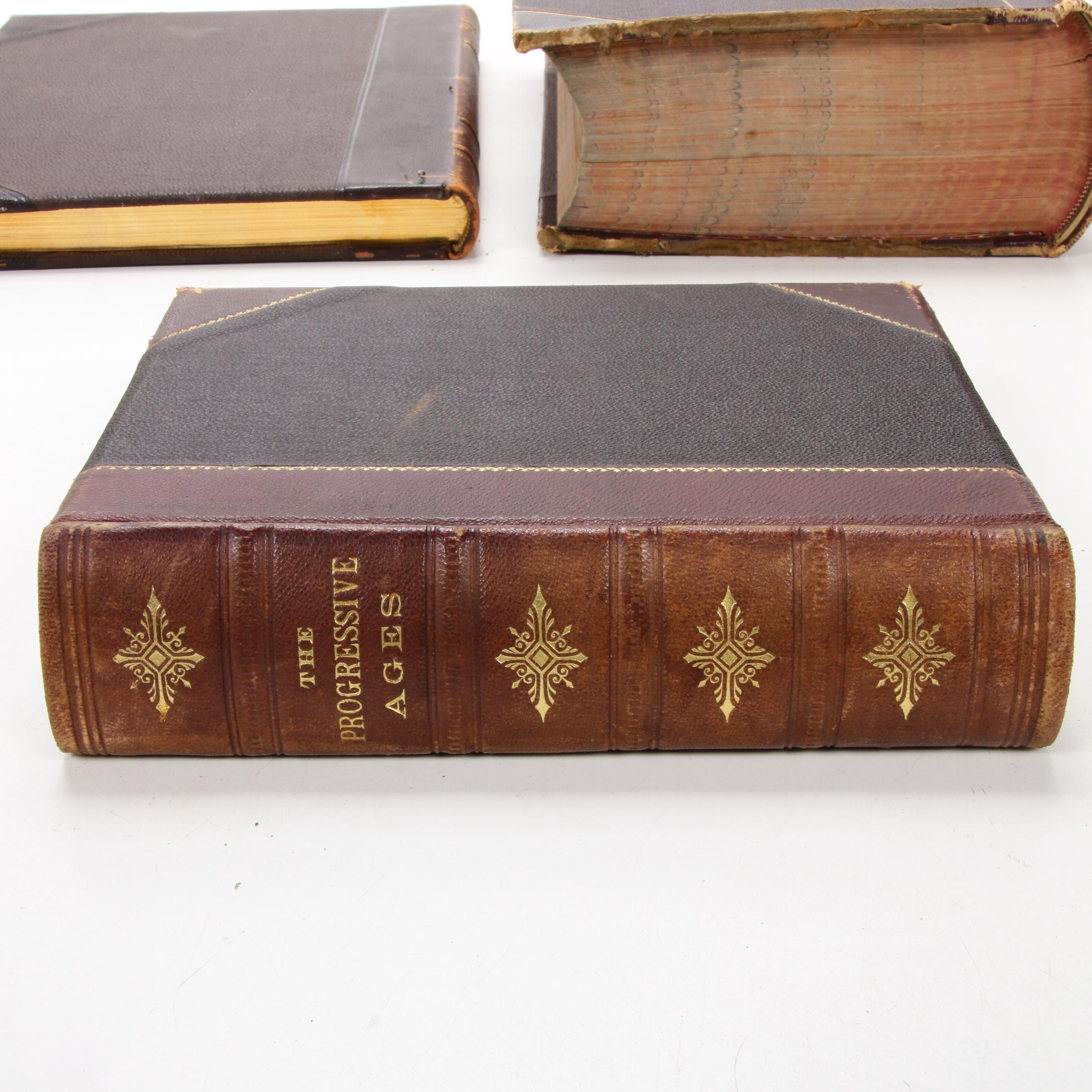 "Johnson's New Universal Cyclopaedia Vol. II" and Two 19th Century Encyclopedias