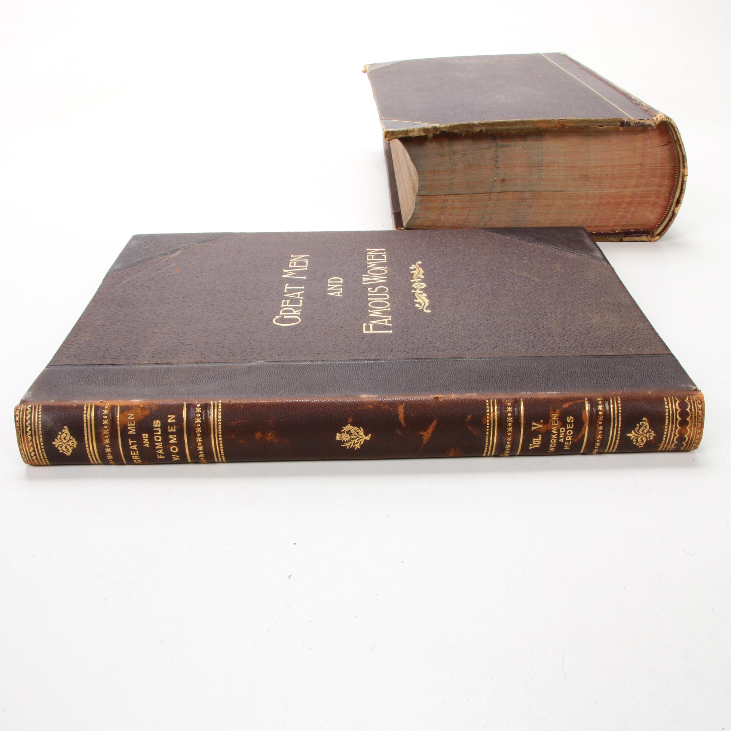 "Johnson's New Universal Cyclopaedia Vol. II" and Two 19th Century Encyclopedias