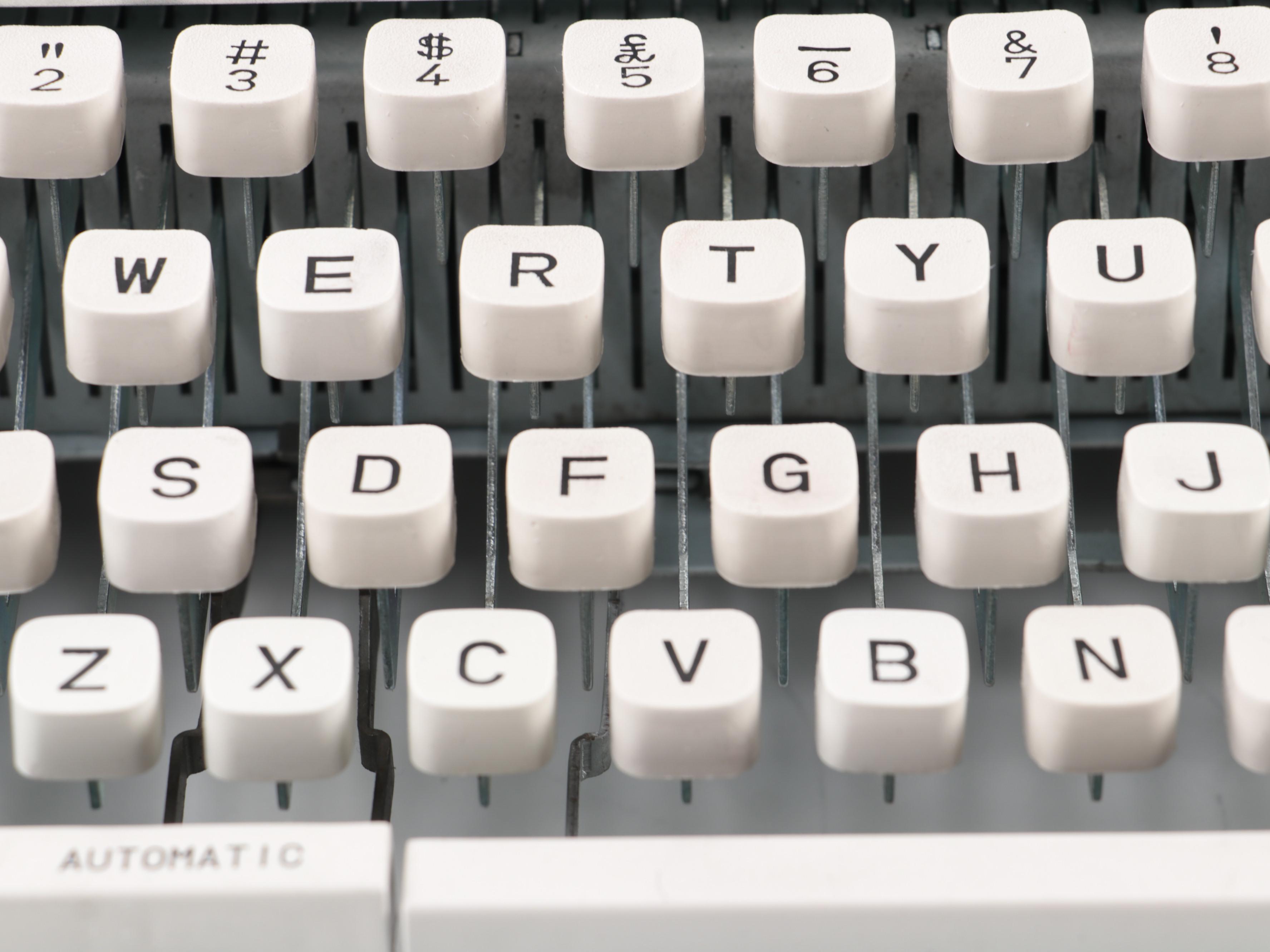 Royal Mint Green "Classic" Manual Typewriter with Original Packaging