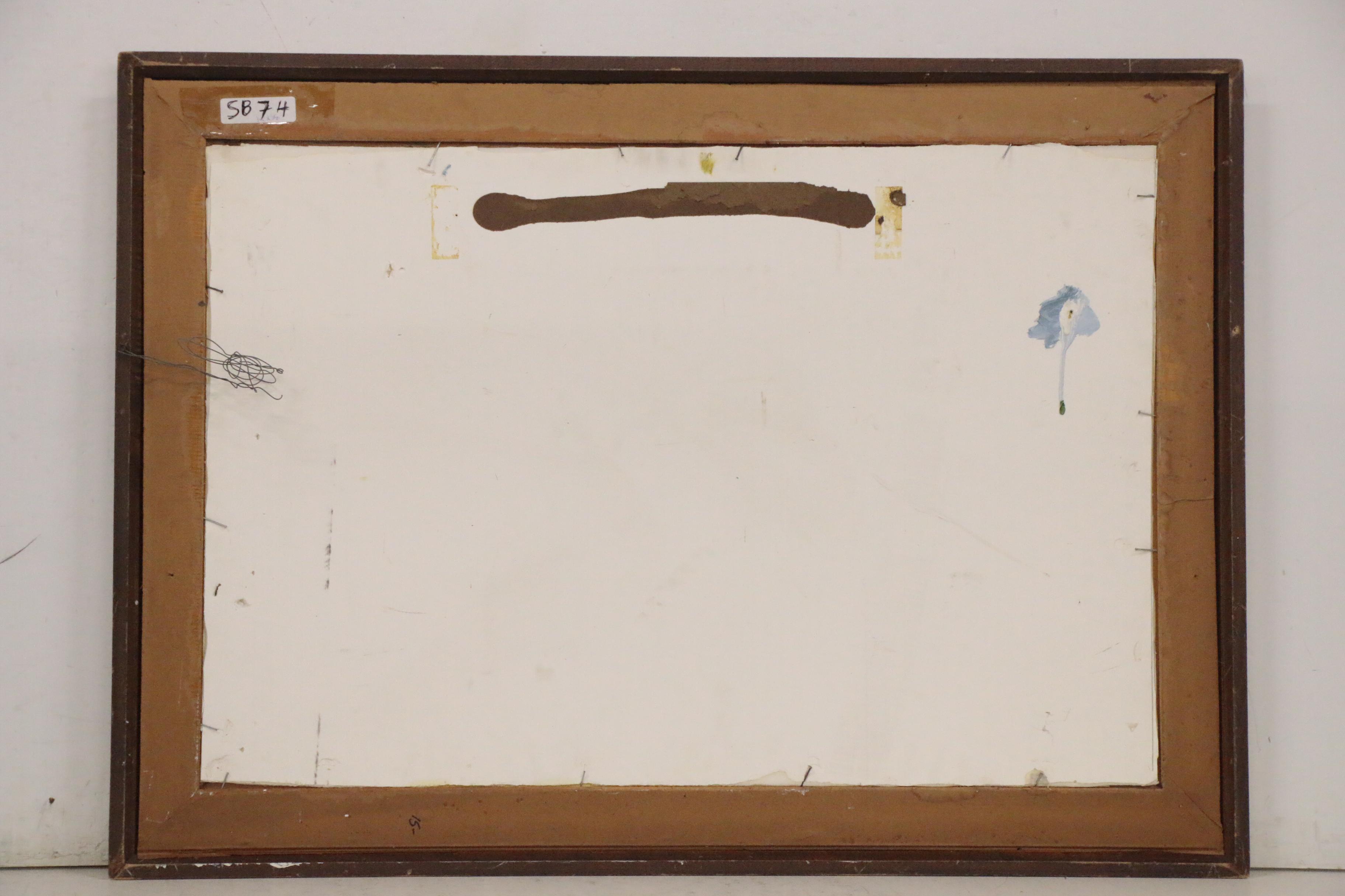 Bill Salamon Oil Painting of Wild Horses, Late 20th Century