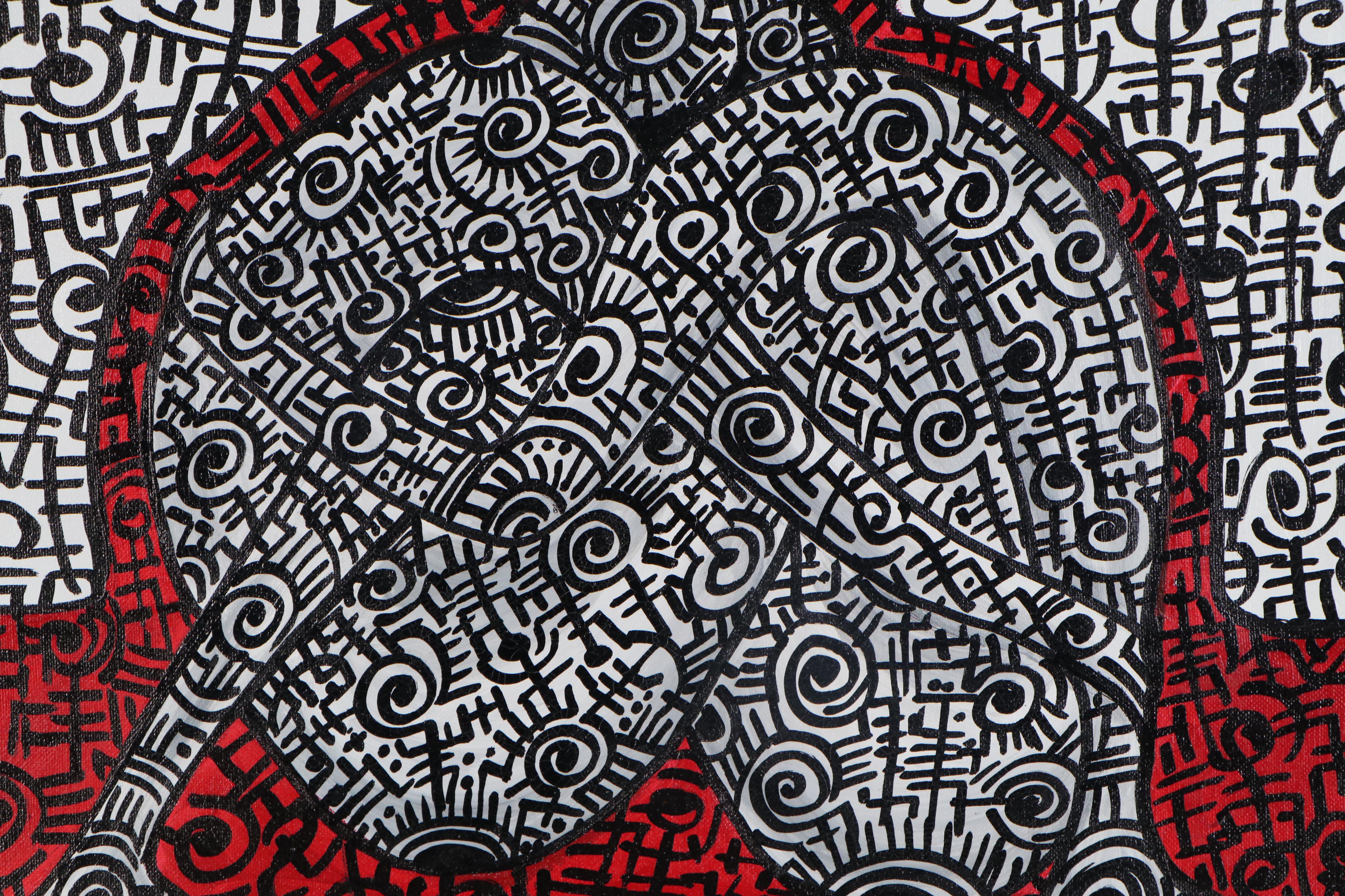 Lanre Buraimoh Acrylic Painting, "Accord", 2018