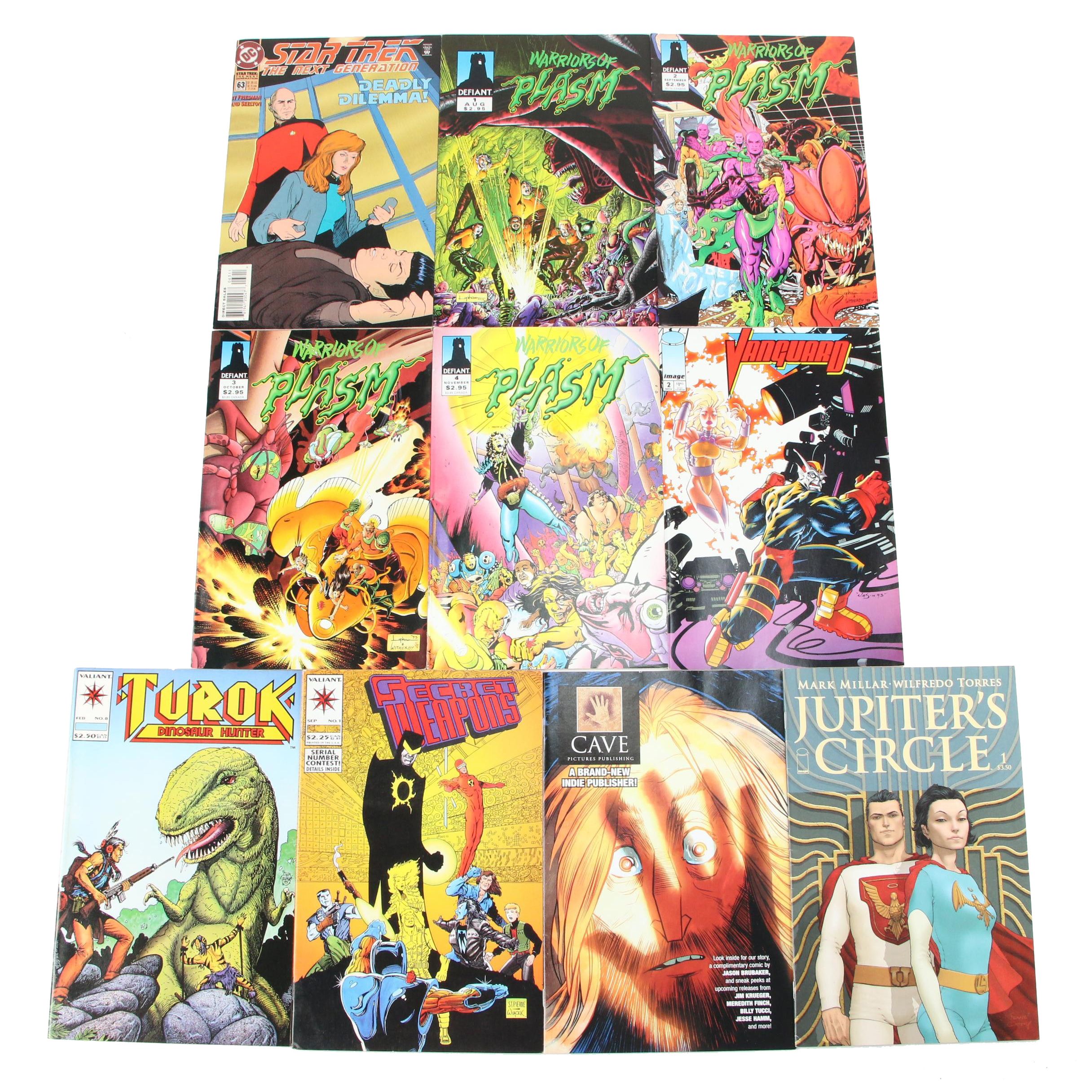 "Warriors of Plasm," "Star Trek," "Vanguard," and Other Comics