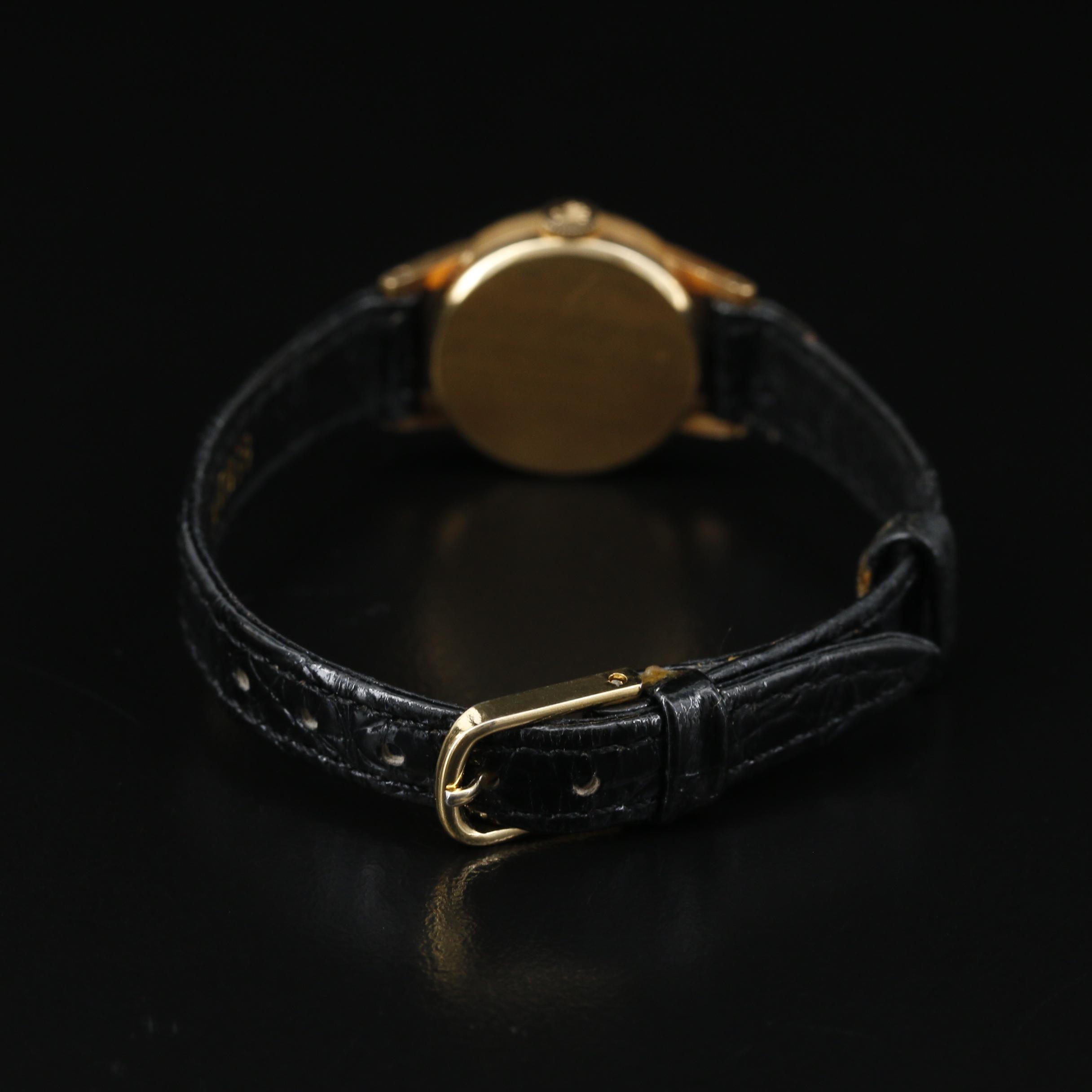 1956 Rolex Precision 9168 18K Gold Stem Wind Watch