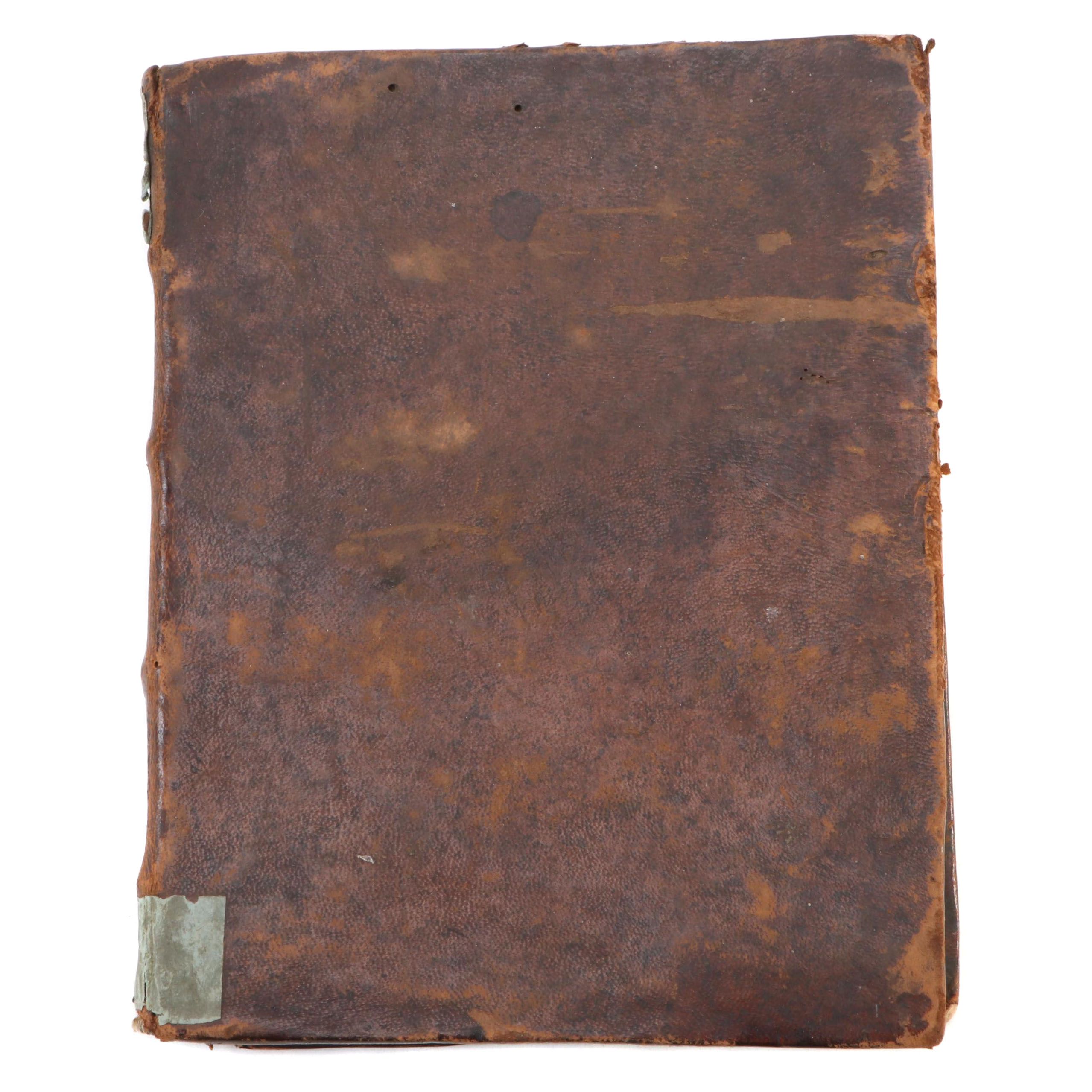 First Edition "Geistlicher Kramer-Laden" by Abraham a Sancta Clara, 1710